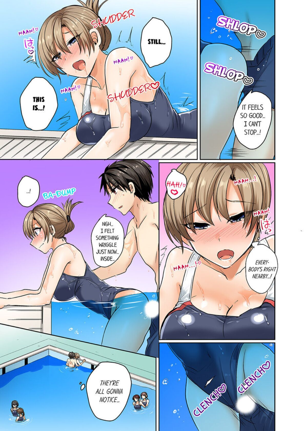 Mizugi ga Zurete... Haitteru! ~Porori ja Sumanai Danjo Kongou Synchro-bu~ 1 - My Swimsuit Slipped... And it went in!? A Mixed Synchronized Swimming Club with More Than Just Nip Slips in Store! ~ 2 page 5 full
