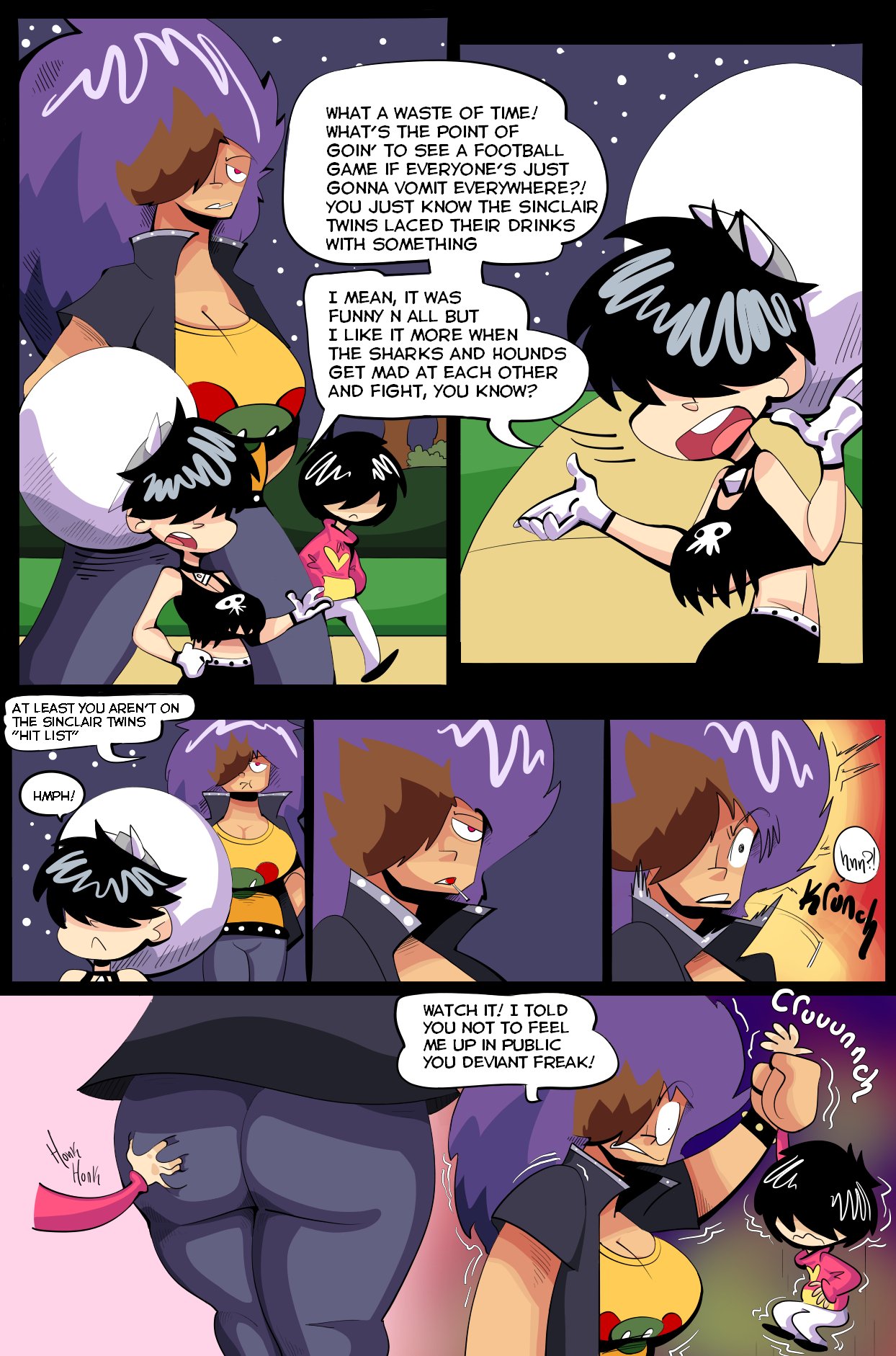 Behind the Trees page 1 full