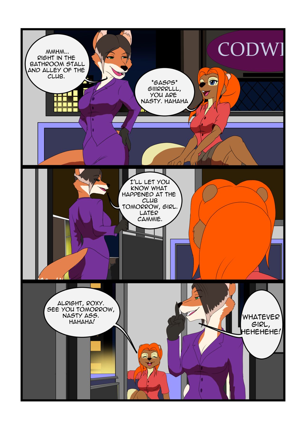 Nights of Furotica: Cammie's Cam Time page 8 full
