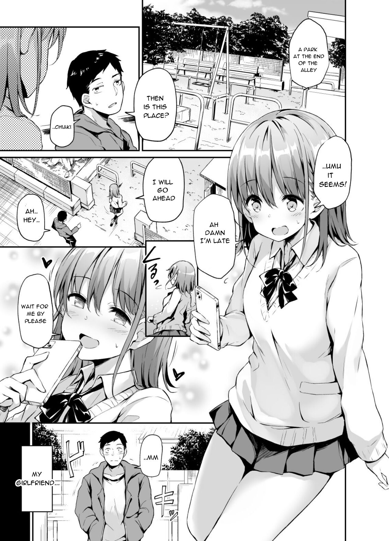 Enkou Kanojo to Kengakukai | Paid dates with my girlfriend prostitute side-by-side experience page 2 full