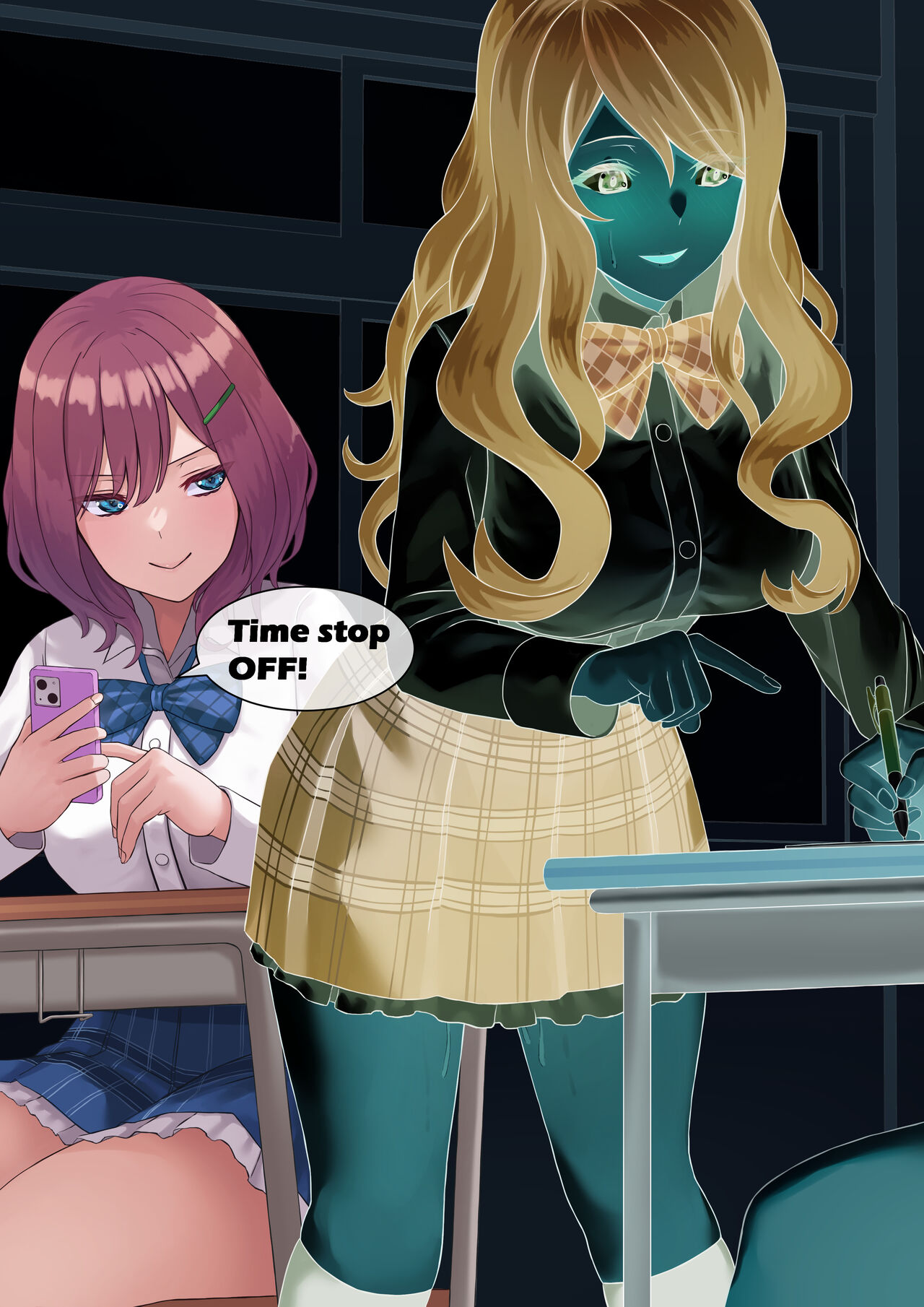 JKs use time-stopping apps to play naughty pranks on their friends - Page 7  - IMHentai