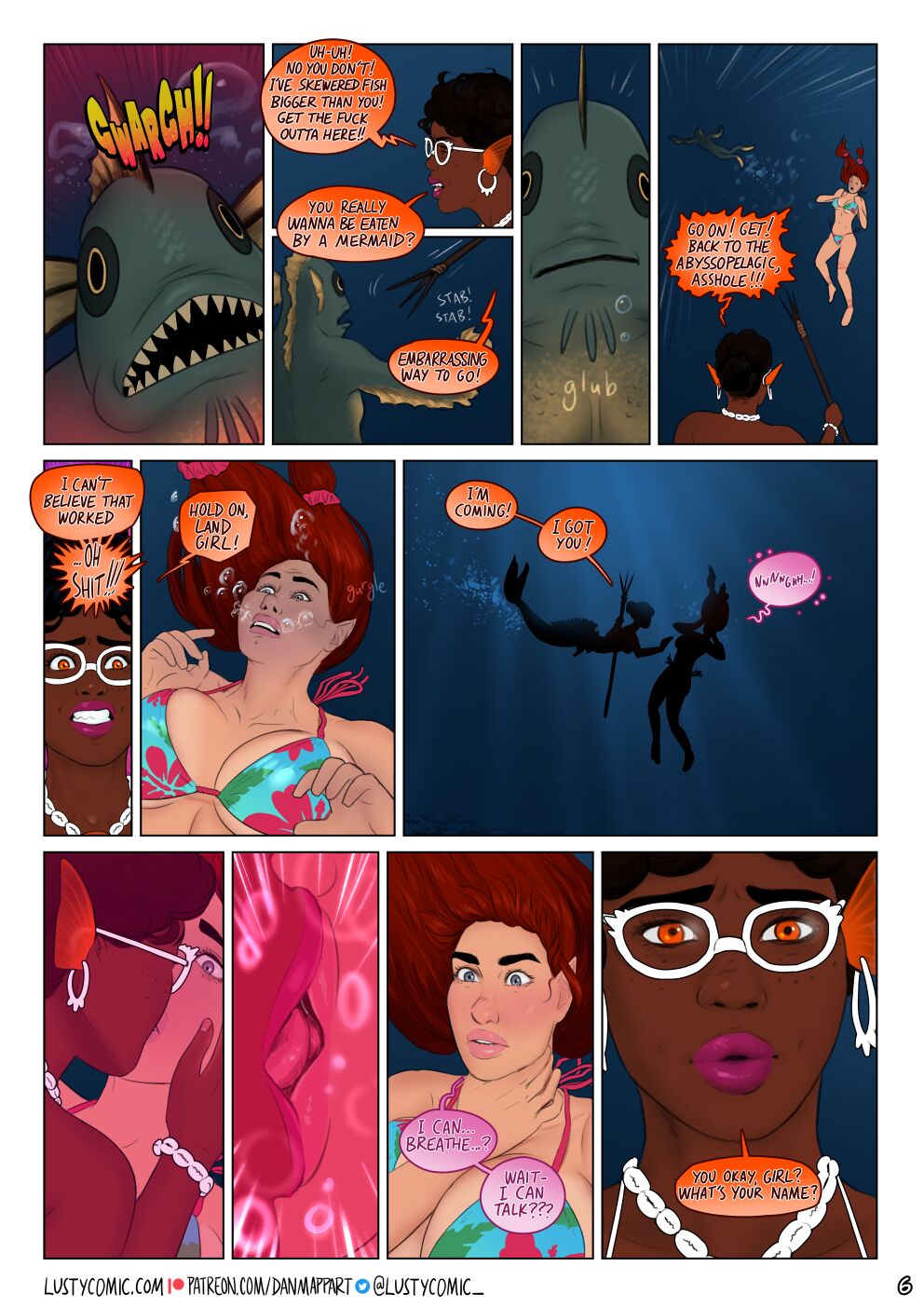 Lusty and the Mermaid page 6 full