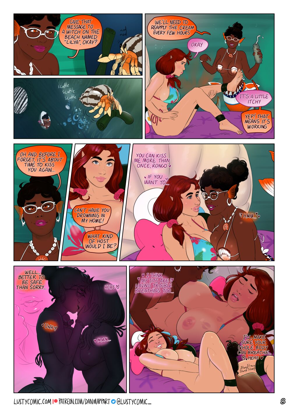 Lusty and the Mermaid page 8 full