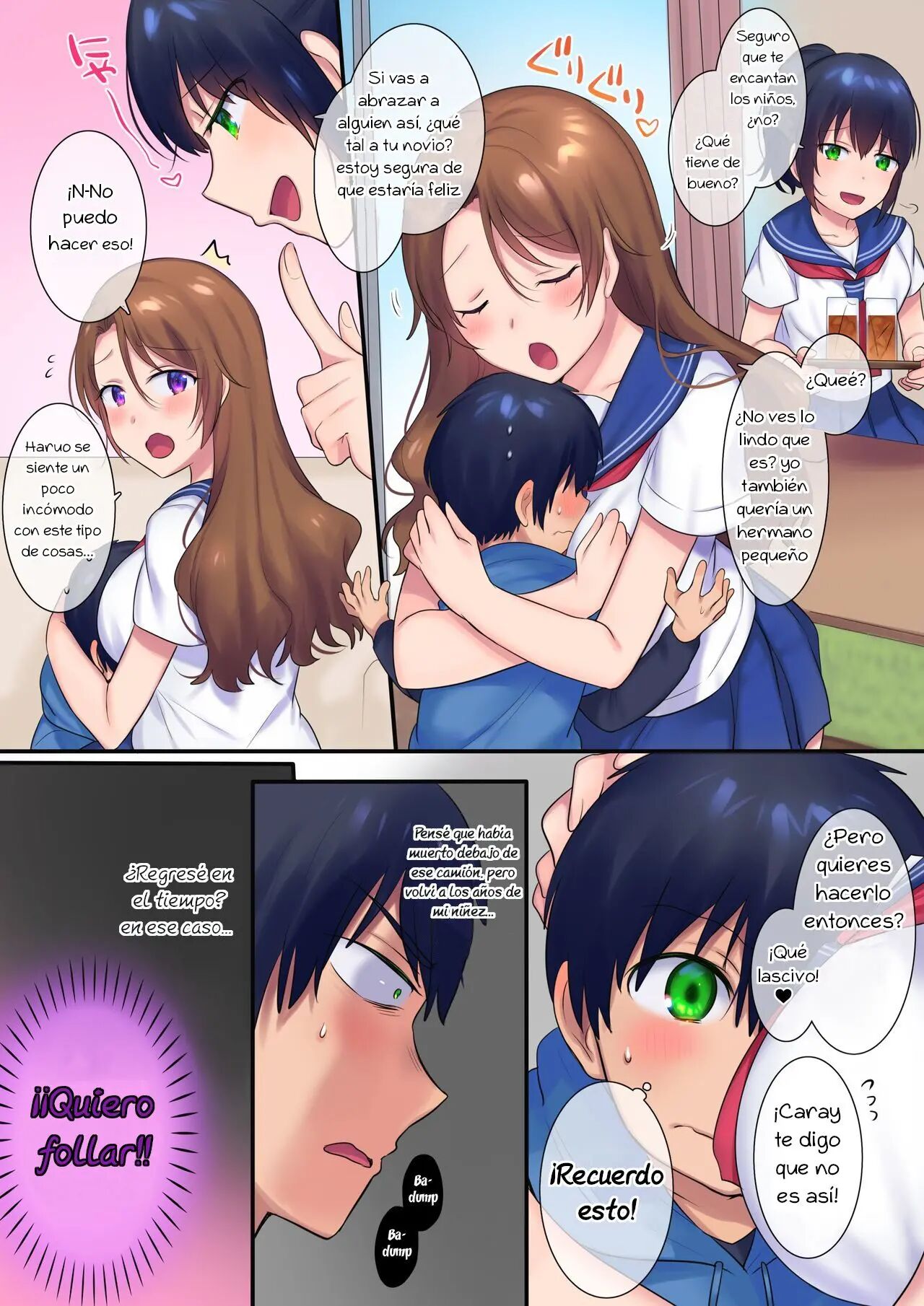 Kako ni Modotte Akogare no Onee-san o Netottemita page 9 full