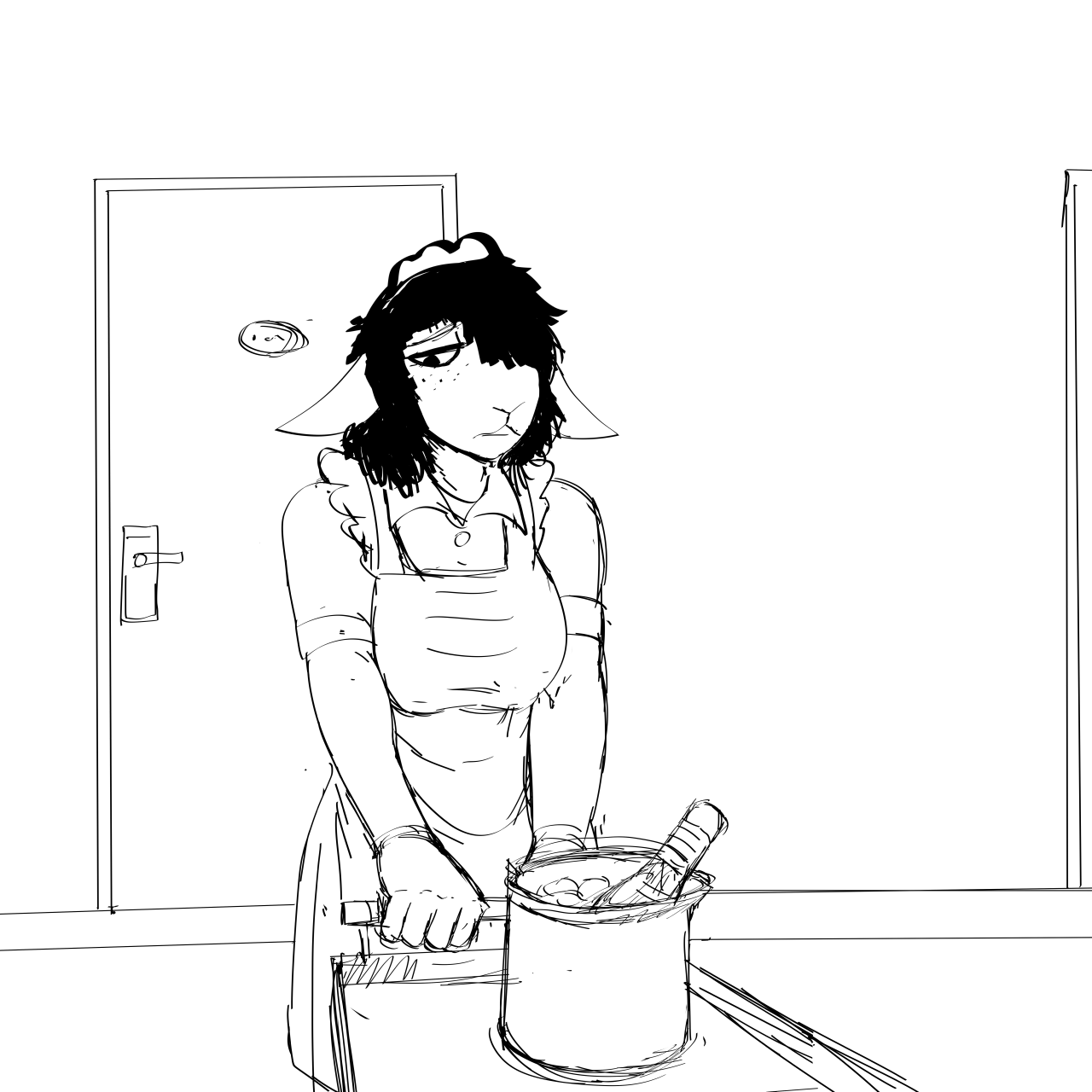 Boss Lamb - A clumsy maid page 7 full