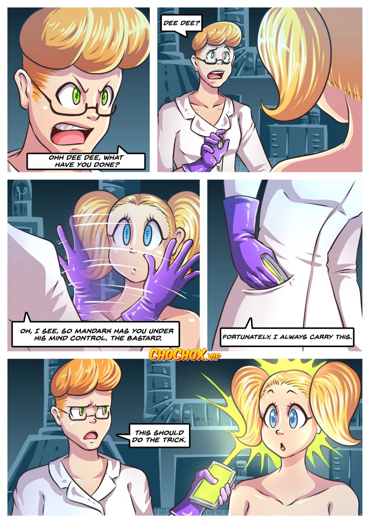 Between Dimensions | Dexter’s Laboratory page 9 full