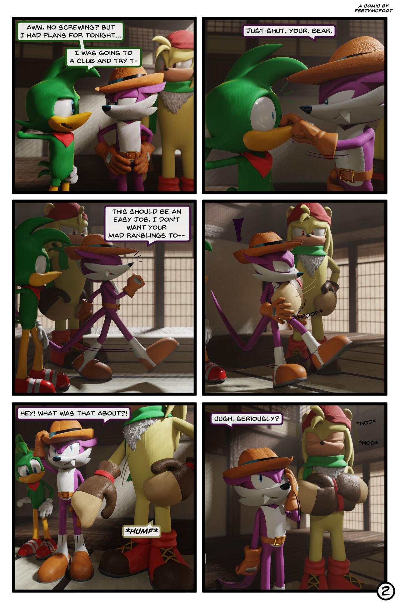 Sonic VS Team Hooligan page 2 full