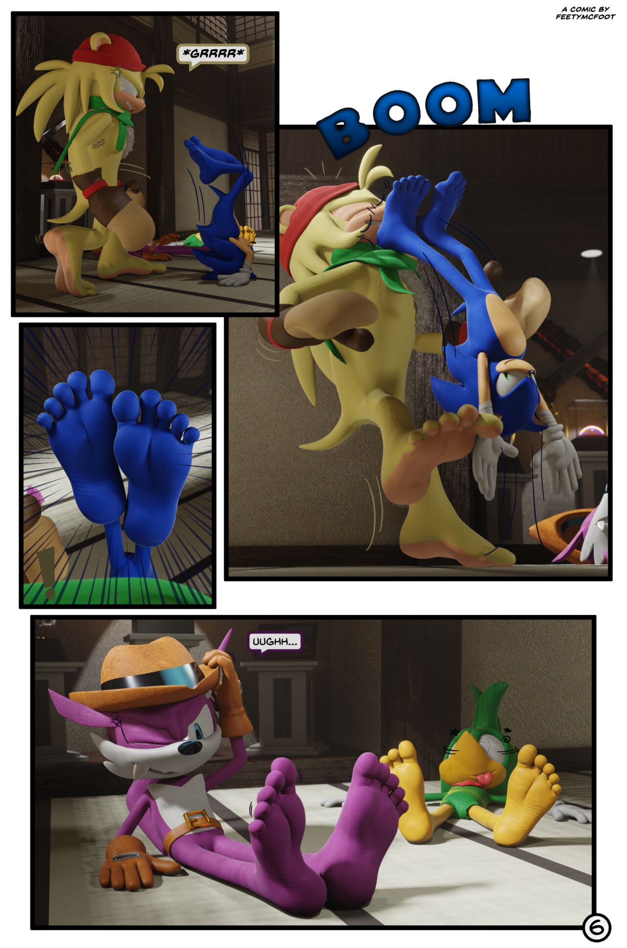 Sonic VS Team Hooligan page 6 full
