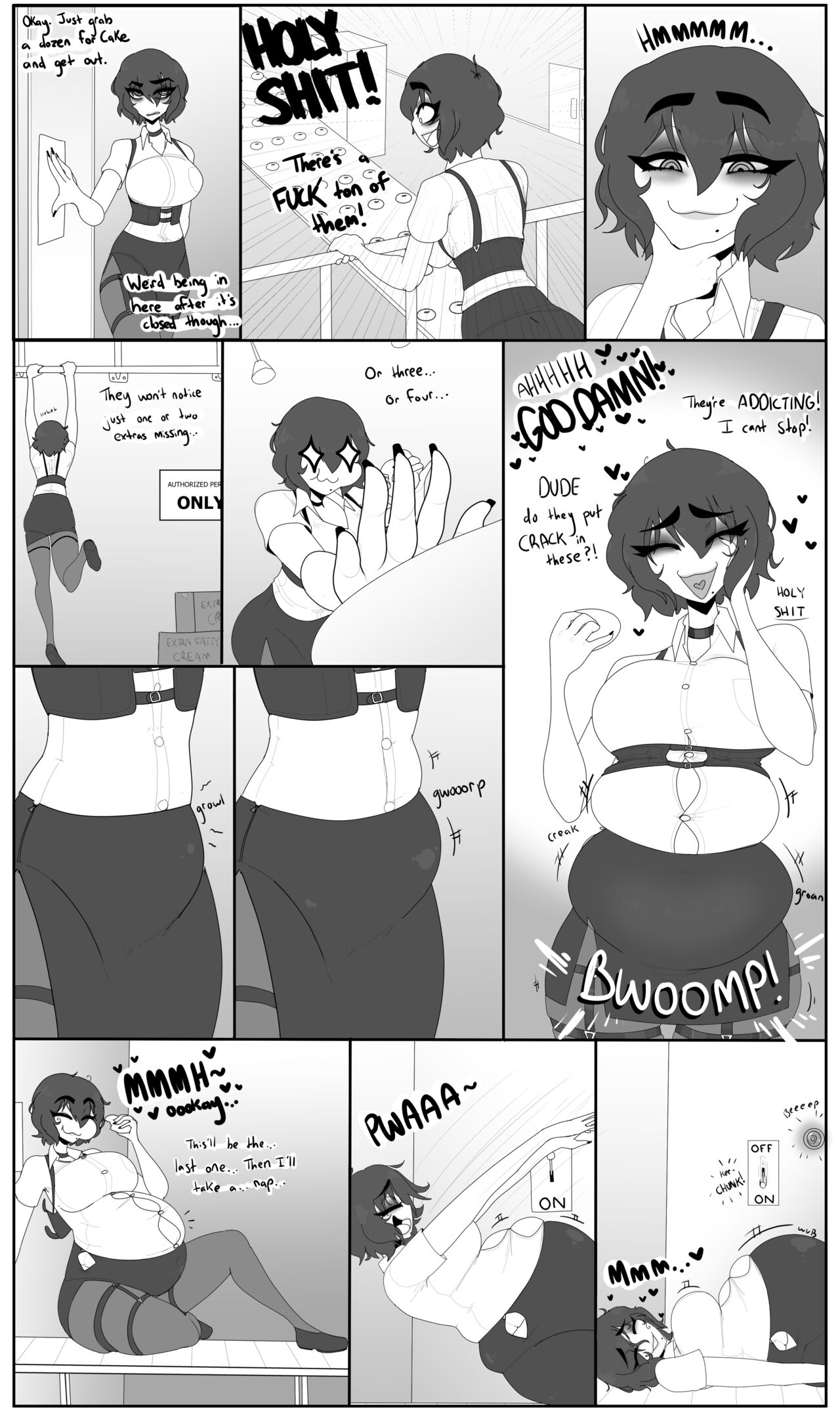 Vani in a donut factory page 1 full