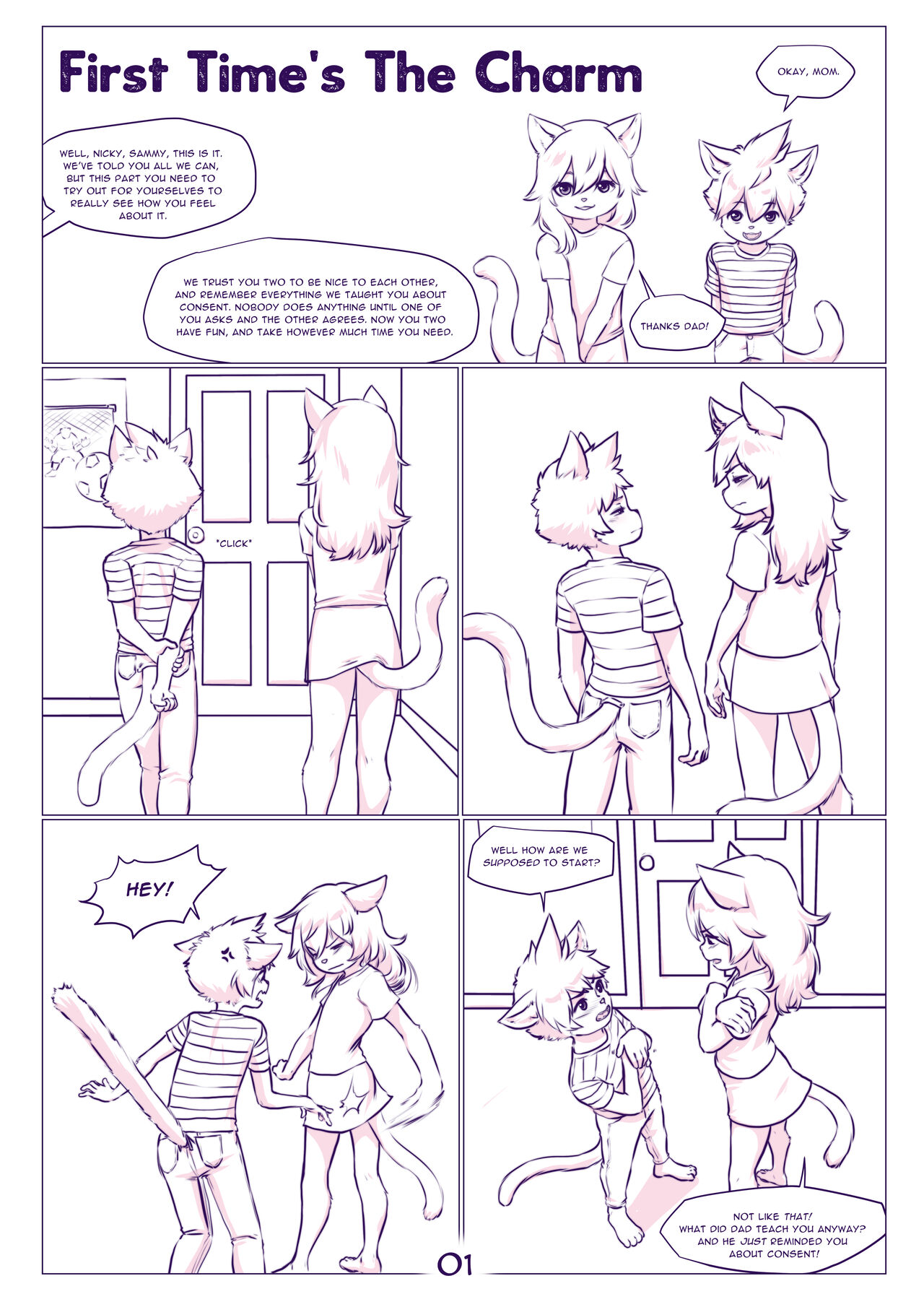 Aogami / Anon - First Time's The Charm page 1 full