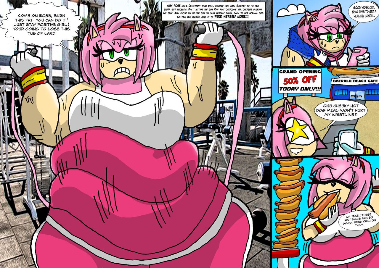 Amy Rose in Growing Problems page 3 full