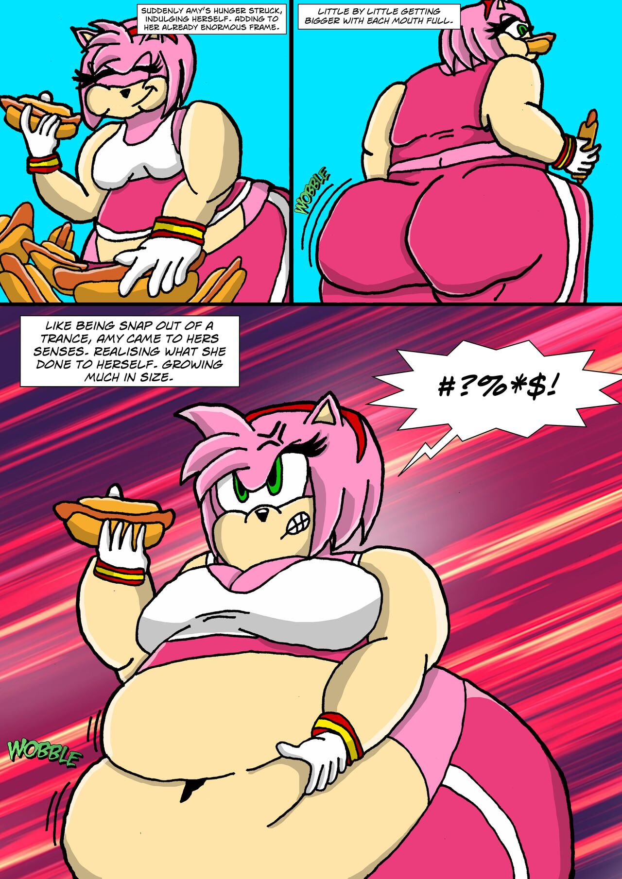 Amy Rose in Growing Problems page 4 full