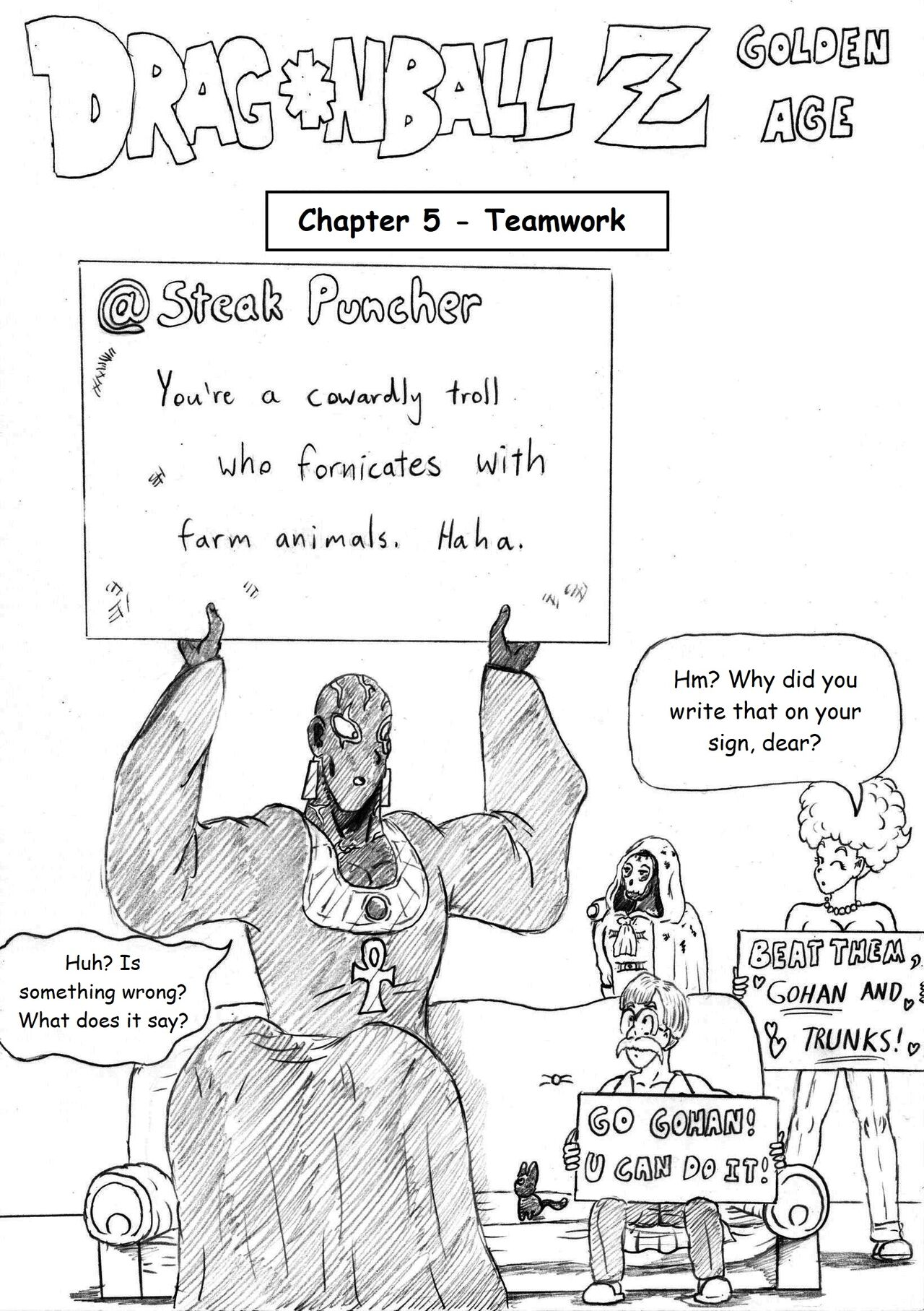 Dragonball Z Golden Age - Chapter 5 - Teamwork page 1 full