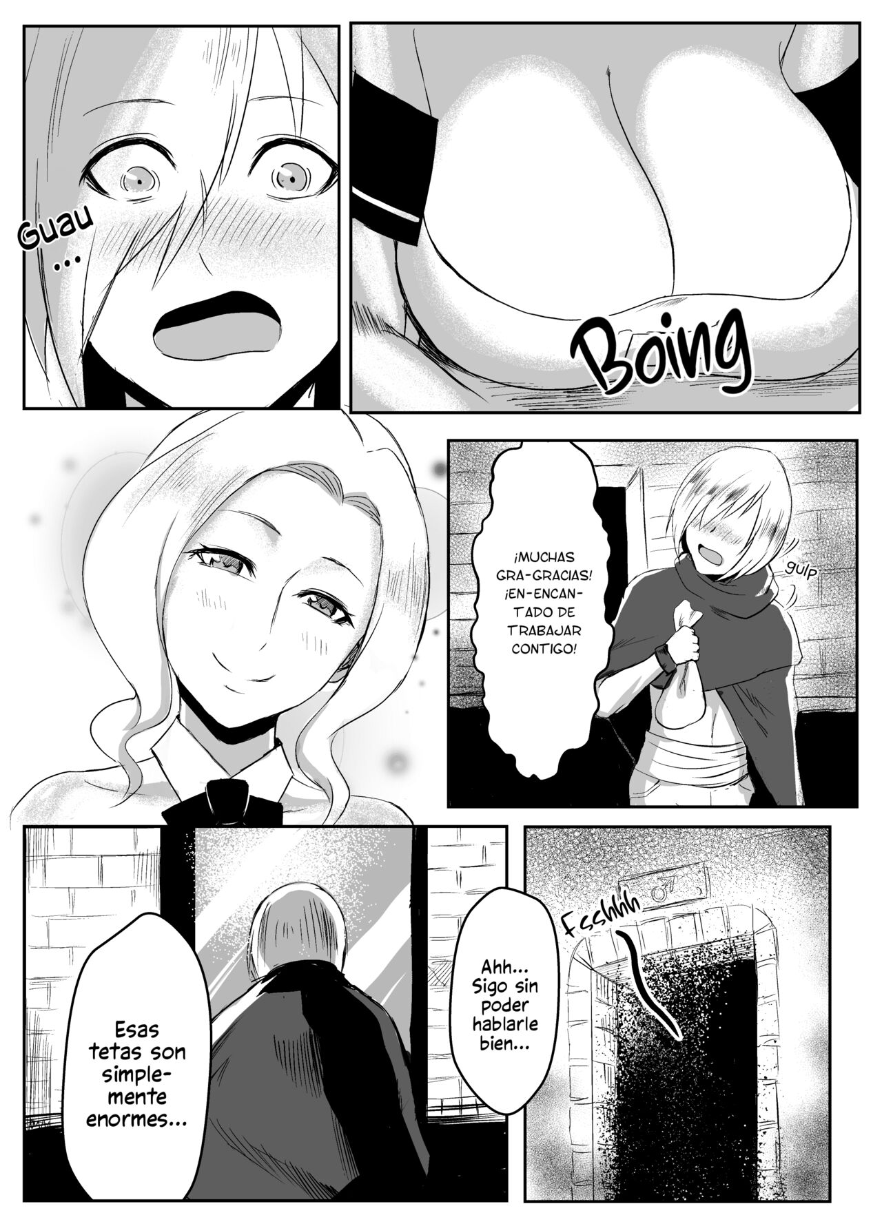 Uketsukejou to Chiisana Boukensha | La Recepcionista y el Pequeño Aventurero page 4 full