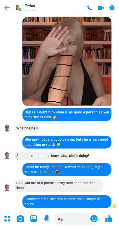 Mom Son go to the Library page 4 full