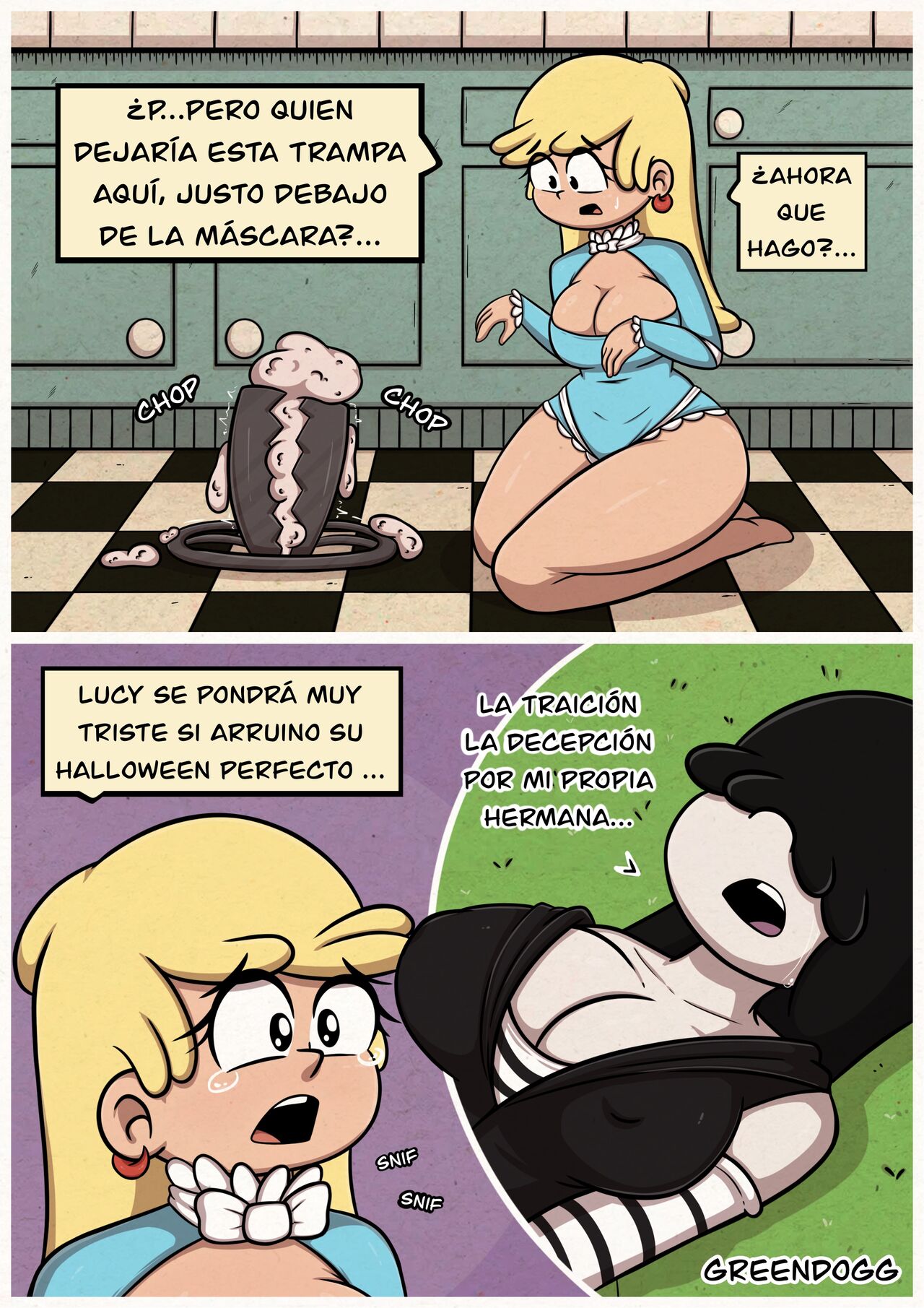 The Lewd Halloween     Ongoing page 4 full