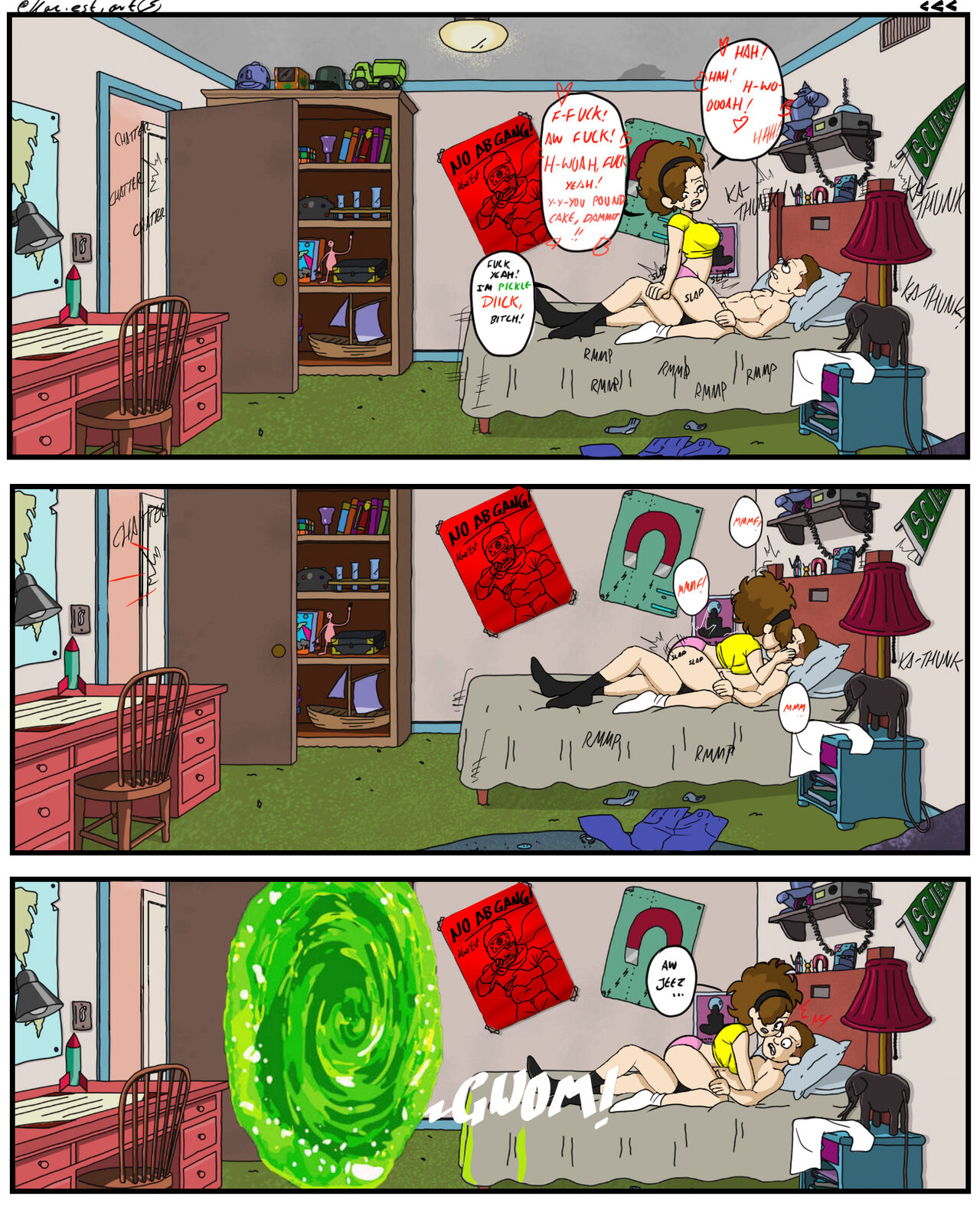 Aw Jeez  - Bleached Edit page 1 full