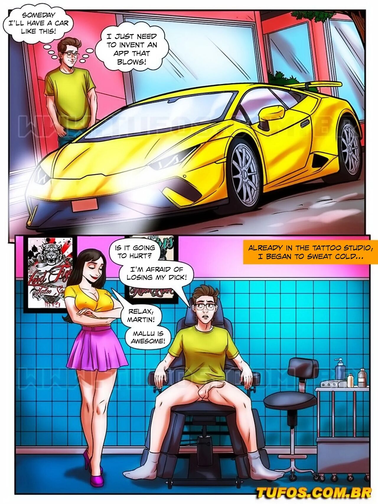 The Nerd Stallion  - 30 - Tattoo on the Dick - english page 3 full