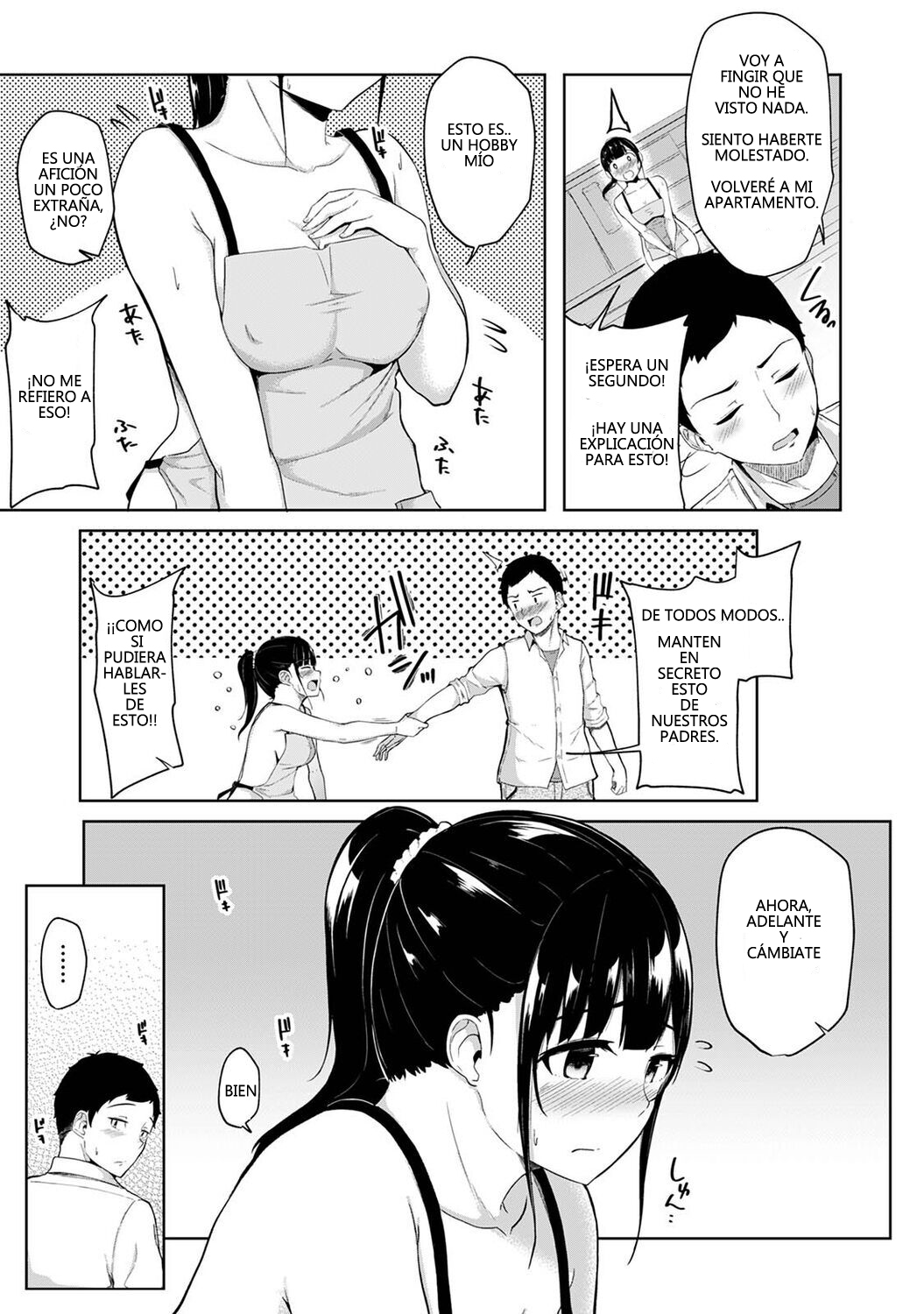 Asa Okitara Imouto ga Hadaka Apron Sugata datta node Hamete Mita | I Woke Up to my Naked Apron Sister and Tried Fucking Her Ch. 1 page 4 full