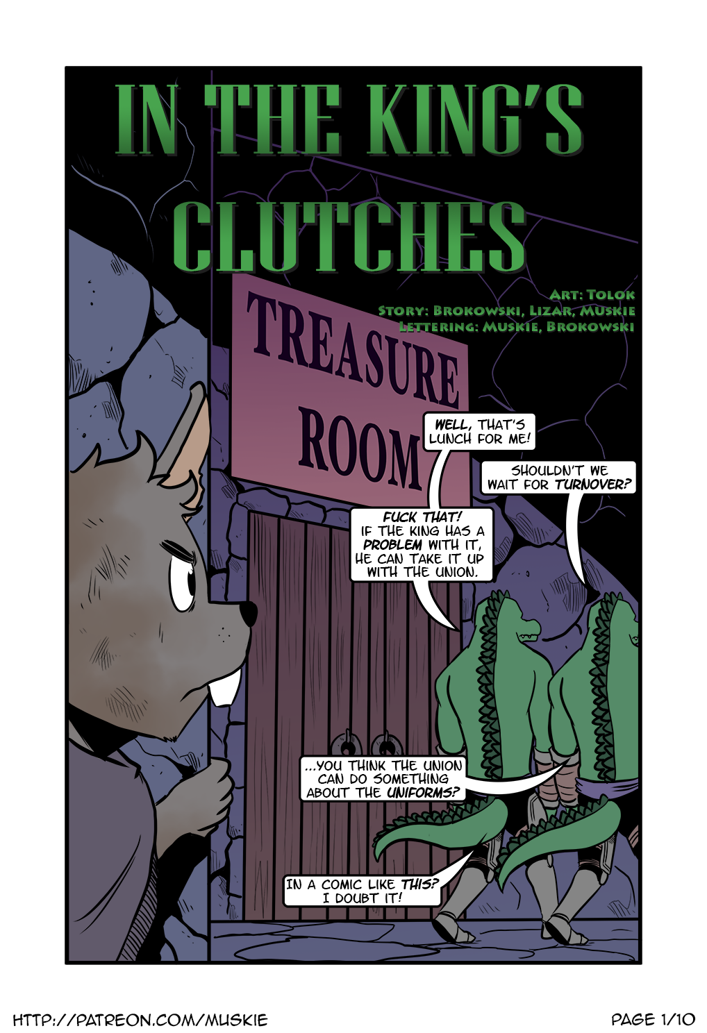 Muskie / Tolok - In the King's Clutches page 1 full