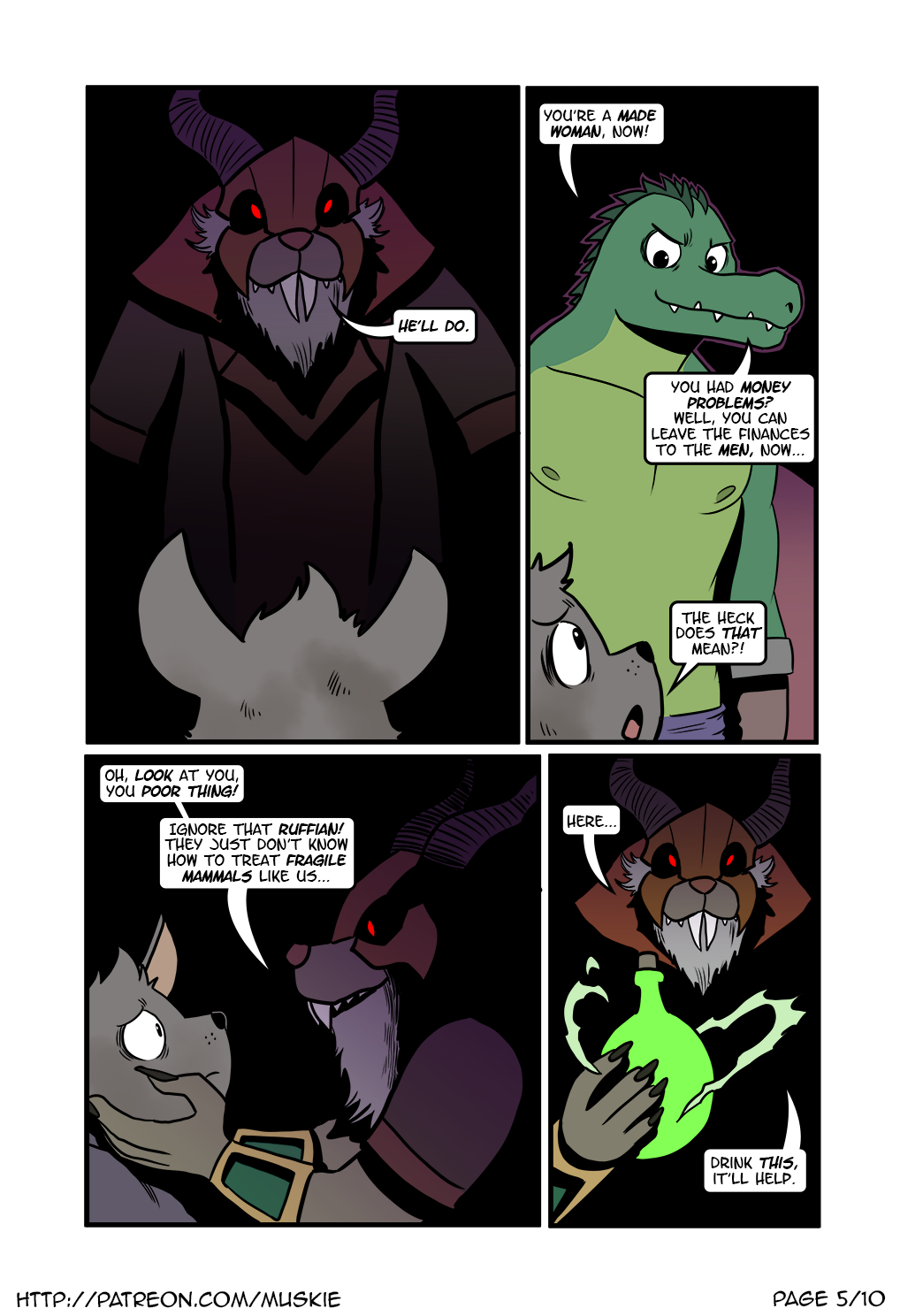 Muskie / Tolok - In the King's Clutches page 5 full