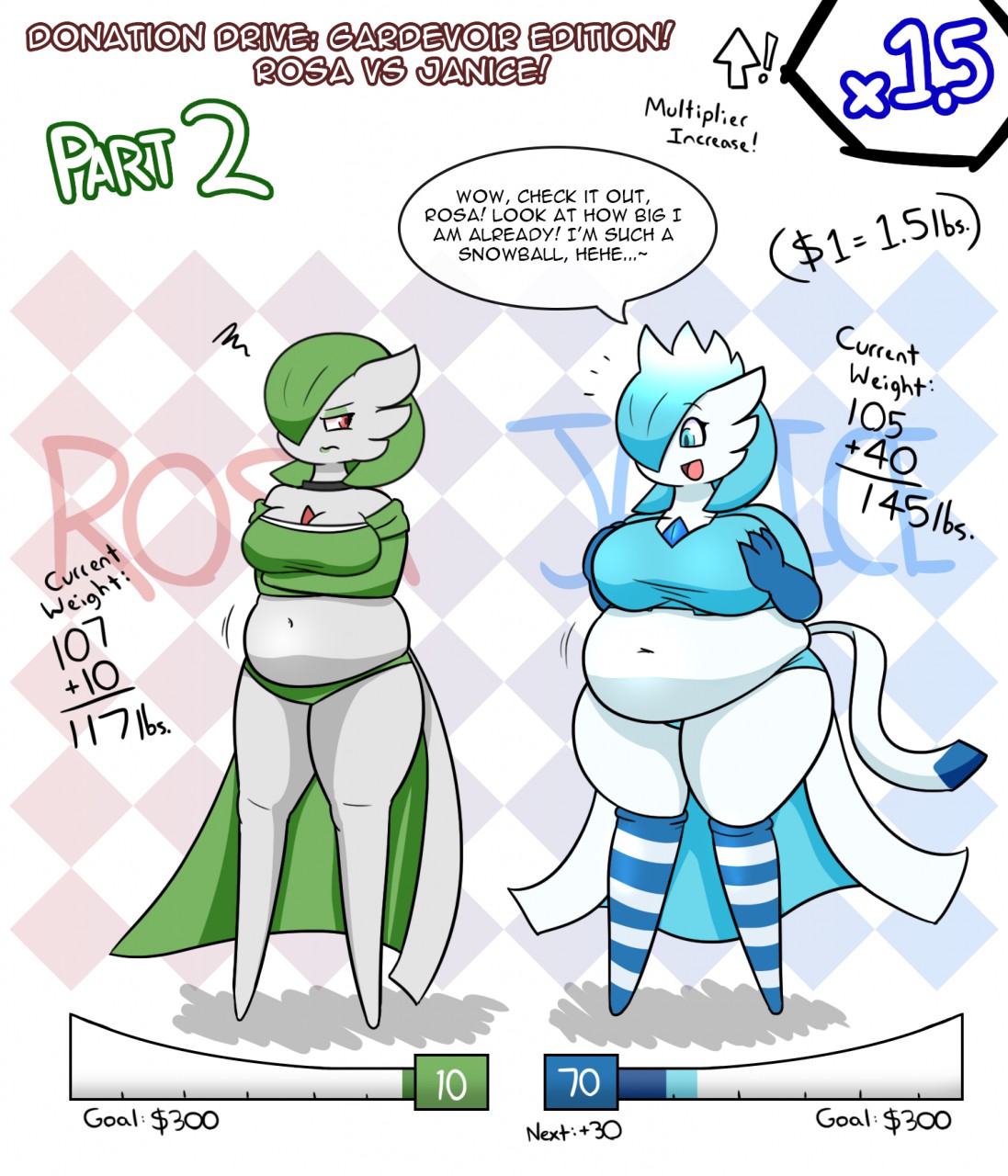 Gardevoir Donation Drive: Rosa VS Janice! page 2 full