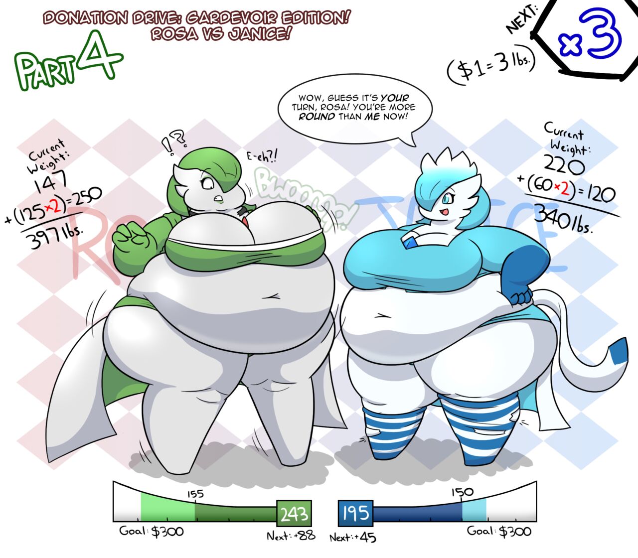 Gardevoir Donation Drive: Rosa VS Janice! page 4 full
