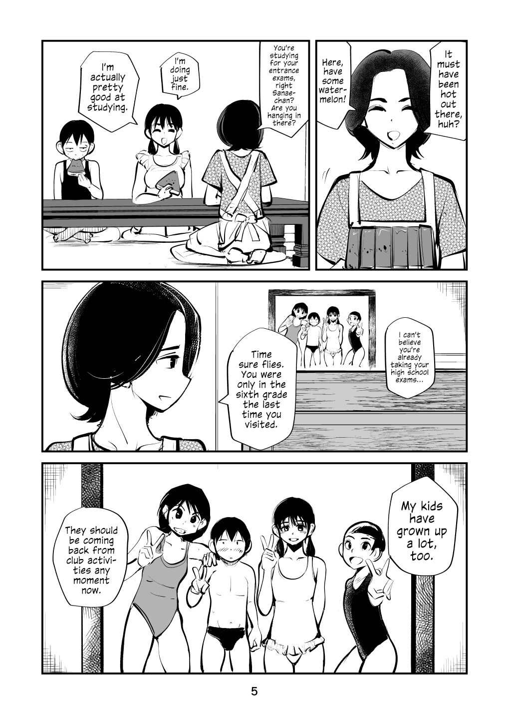Denma Kyoudai & Juumai in Beach page 5 full