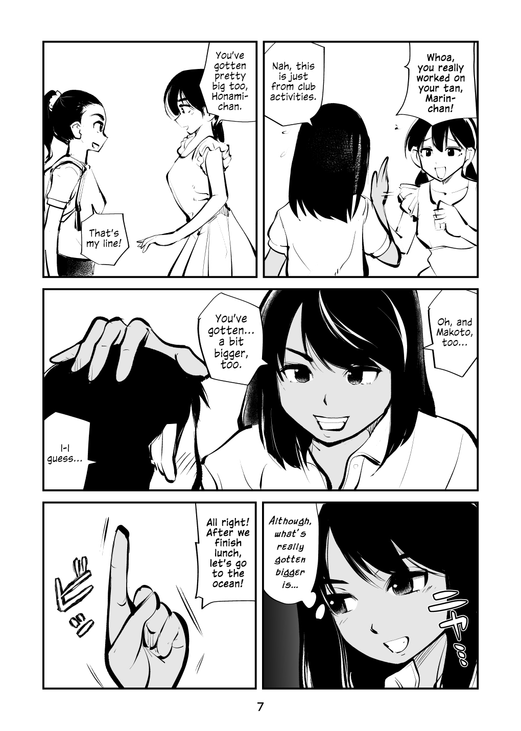Denma Kyoudai & Juumai in Beach page 7 full