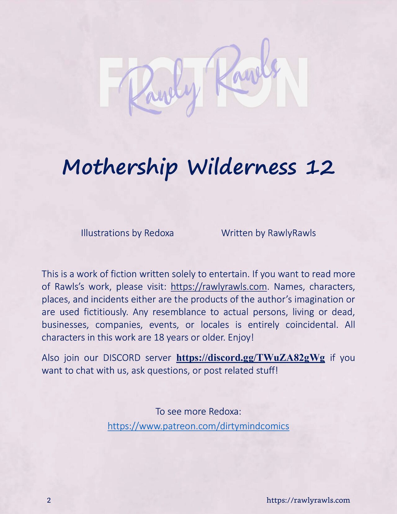Mothership Wilderness Chapter 12: Rawly Rawls Fiction page 2 full