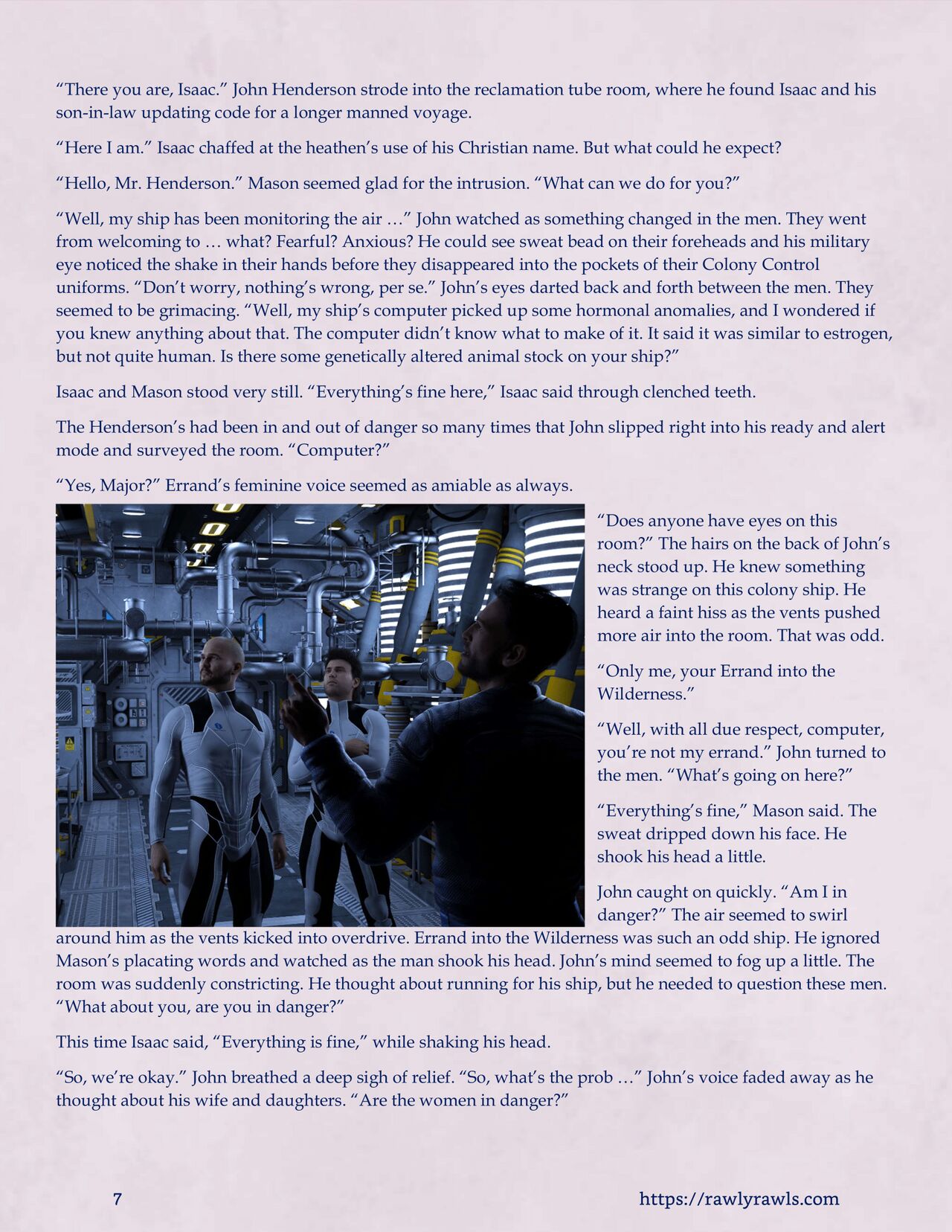 Mothership Wilderness Chapter 12: Rawly Rawls Fiction page 7 full