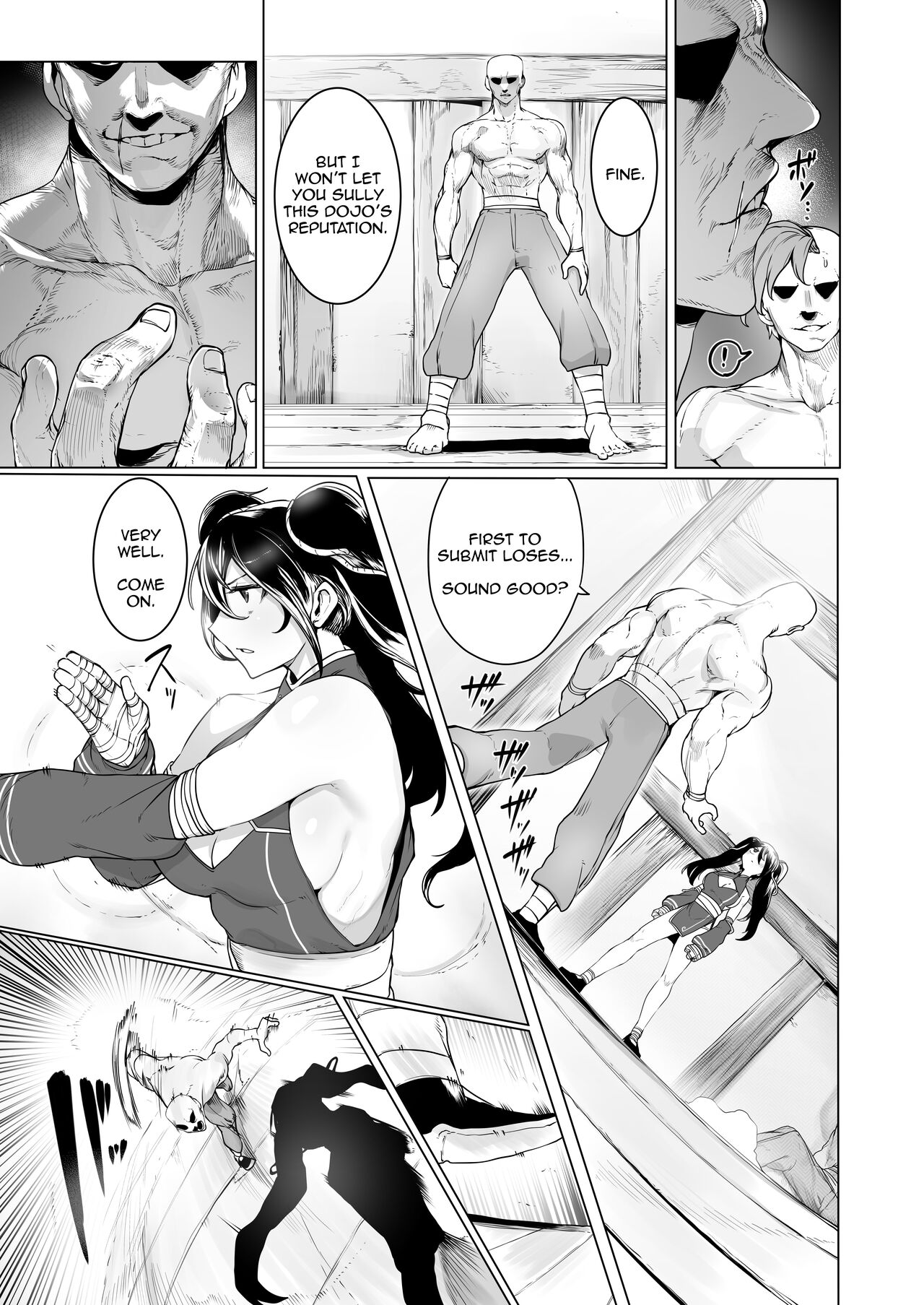 A Martial Artist’s Defeat ~Bondage, Drugs, and Forced Orgasms~ page 4 full