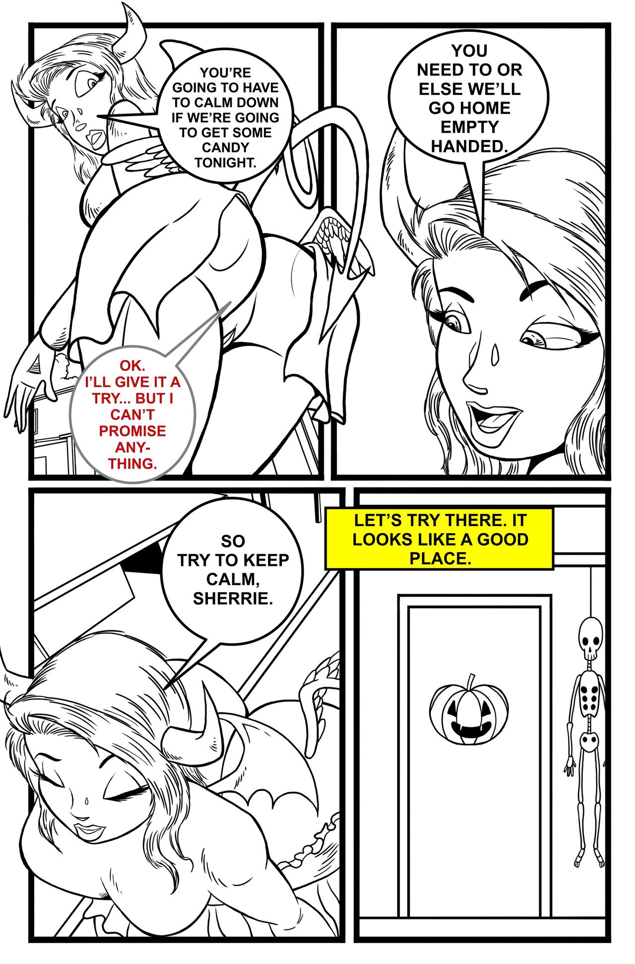 Maxi and Sherrie Camille Halloween Special page 9 full