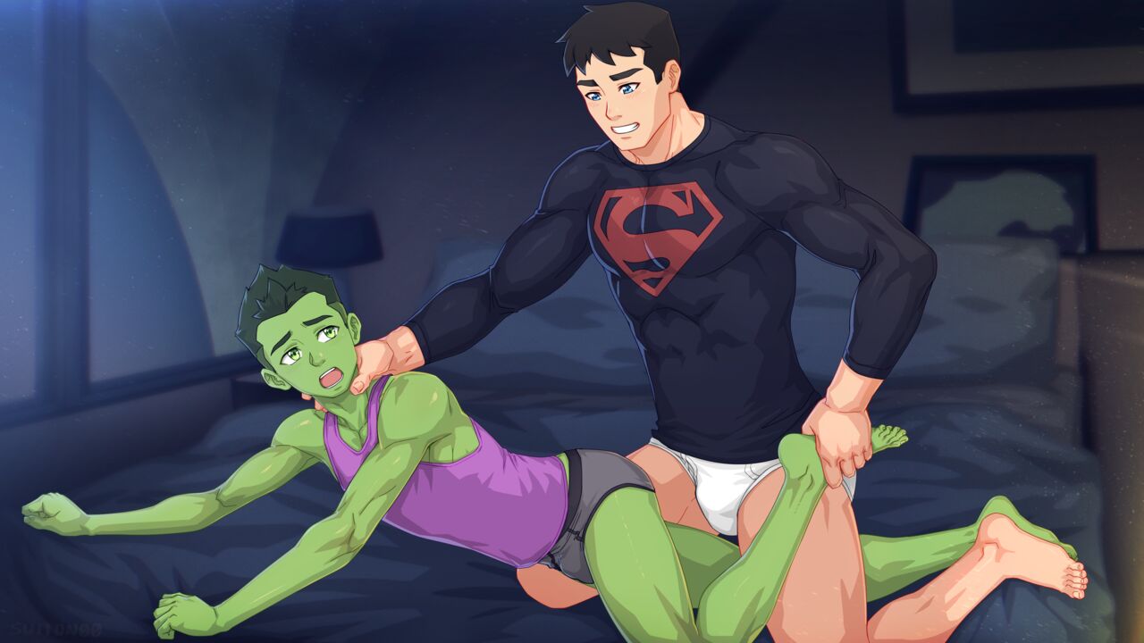 Young Justice - Superboy X Beast Boy #1 page 1 full