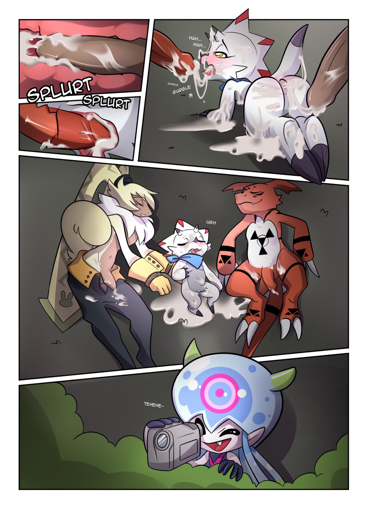 Digimon ghost game comic page 3 full