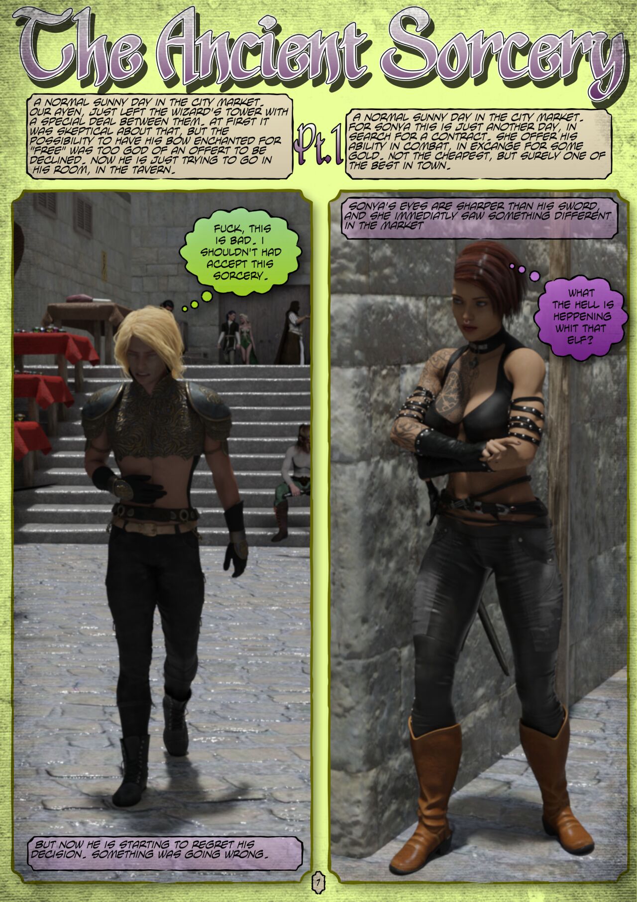The Ancient Sorcery -Pt.1- Merket page 1 full