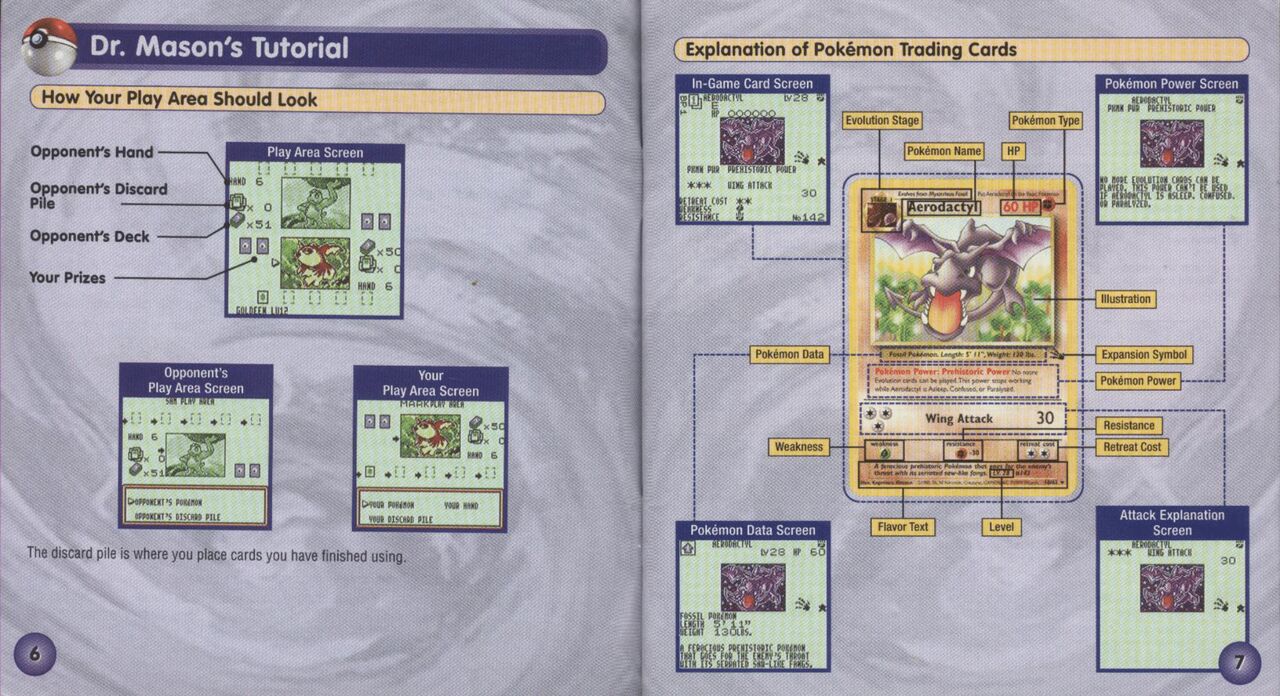 Pokemon Trading Card Game  Gameboy Manual + Strategy Guide page 4 full