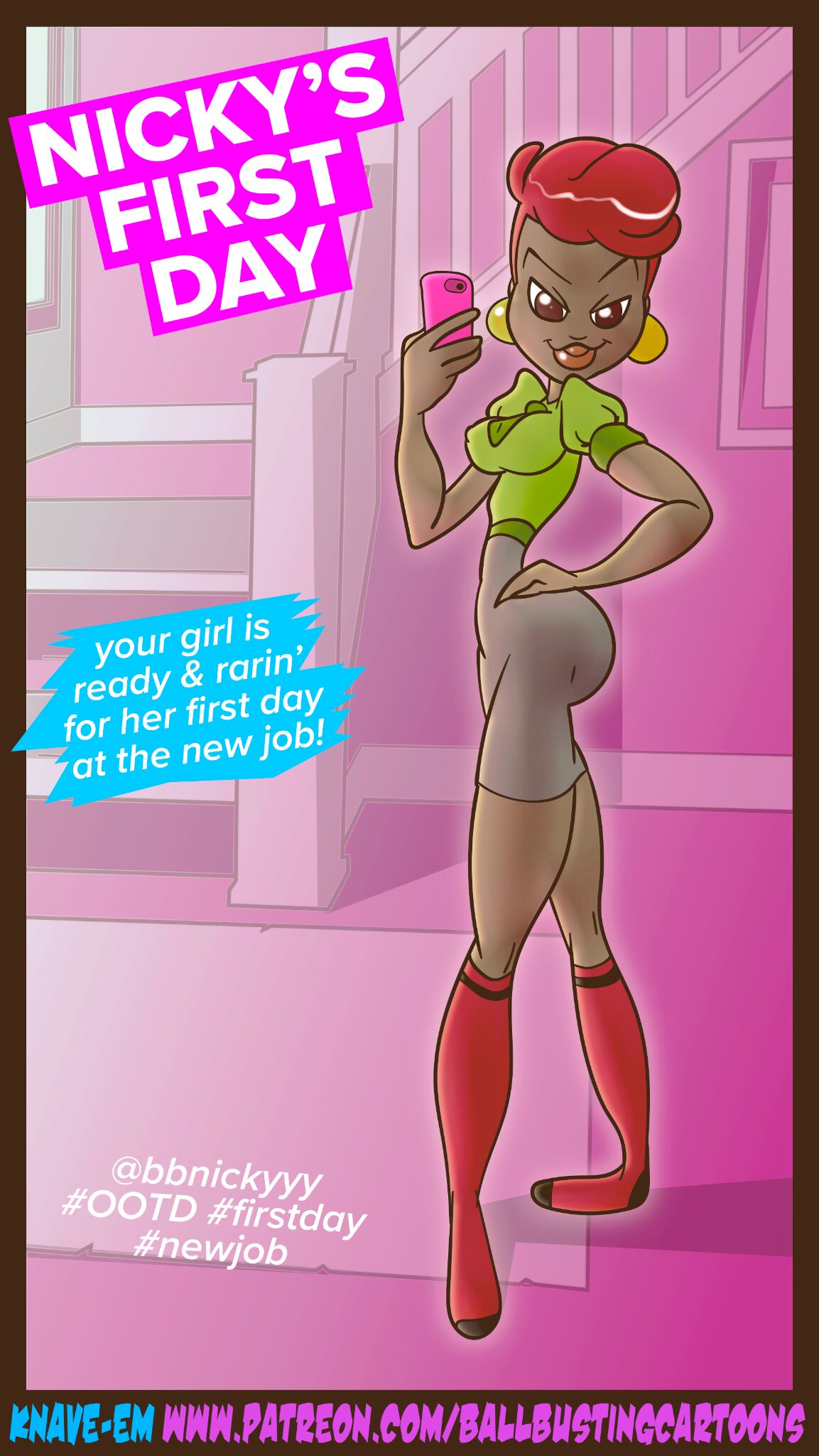Nicky’s First Day page 1 full