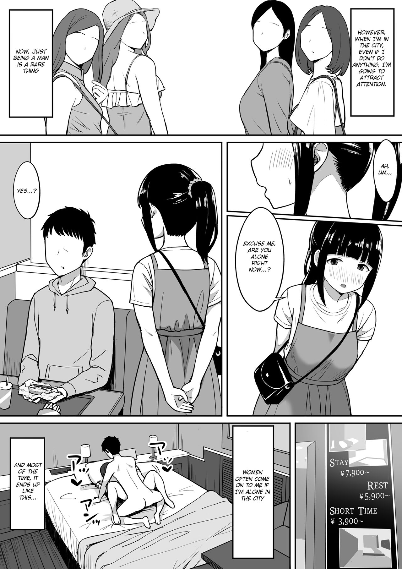 Otoko no Kazu ga 10-bun no 1 ni Natta Sekai de Shitai Houdai 2 | I wanna fuck a lot in a world where males are a tenth of the population! 2 page 4 full