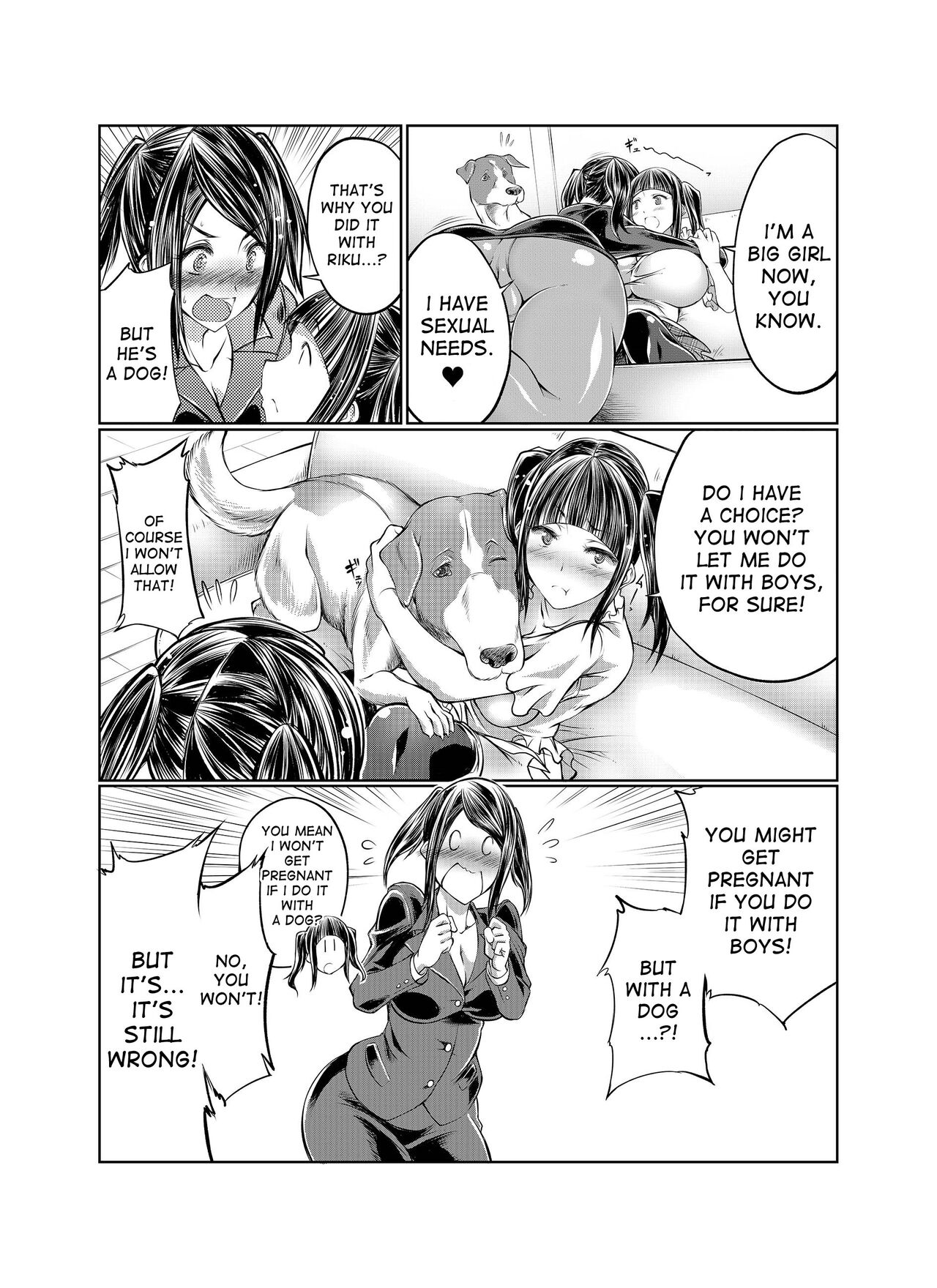 Musume no Kareshi wa Wan-chan! Okaasan Yurushimasen! My Daughter's Boyfriend is a dog. As her mother, I won't allow it! page 8 full