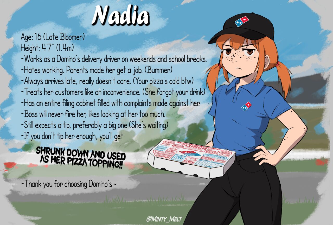 MintyMelt - Nadia Pizza vore page 1 full