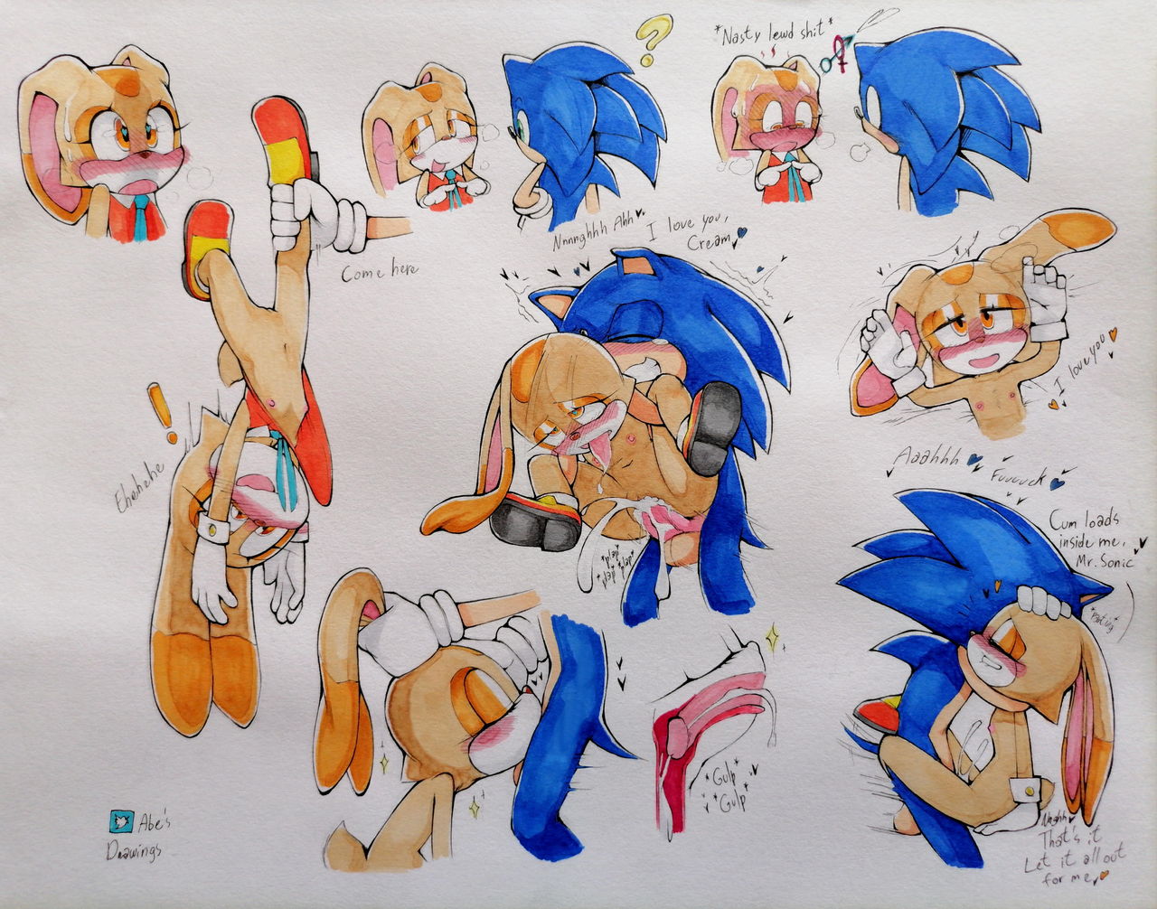 ARTIST AbesDrawings page 2 full