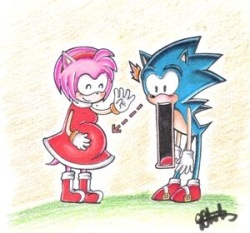 Amy Rose Pregnant Porn - Sonic Got Amy Pregnant - IMHentai