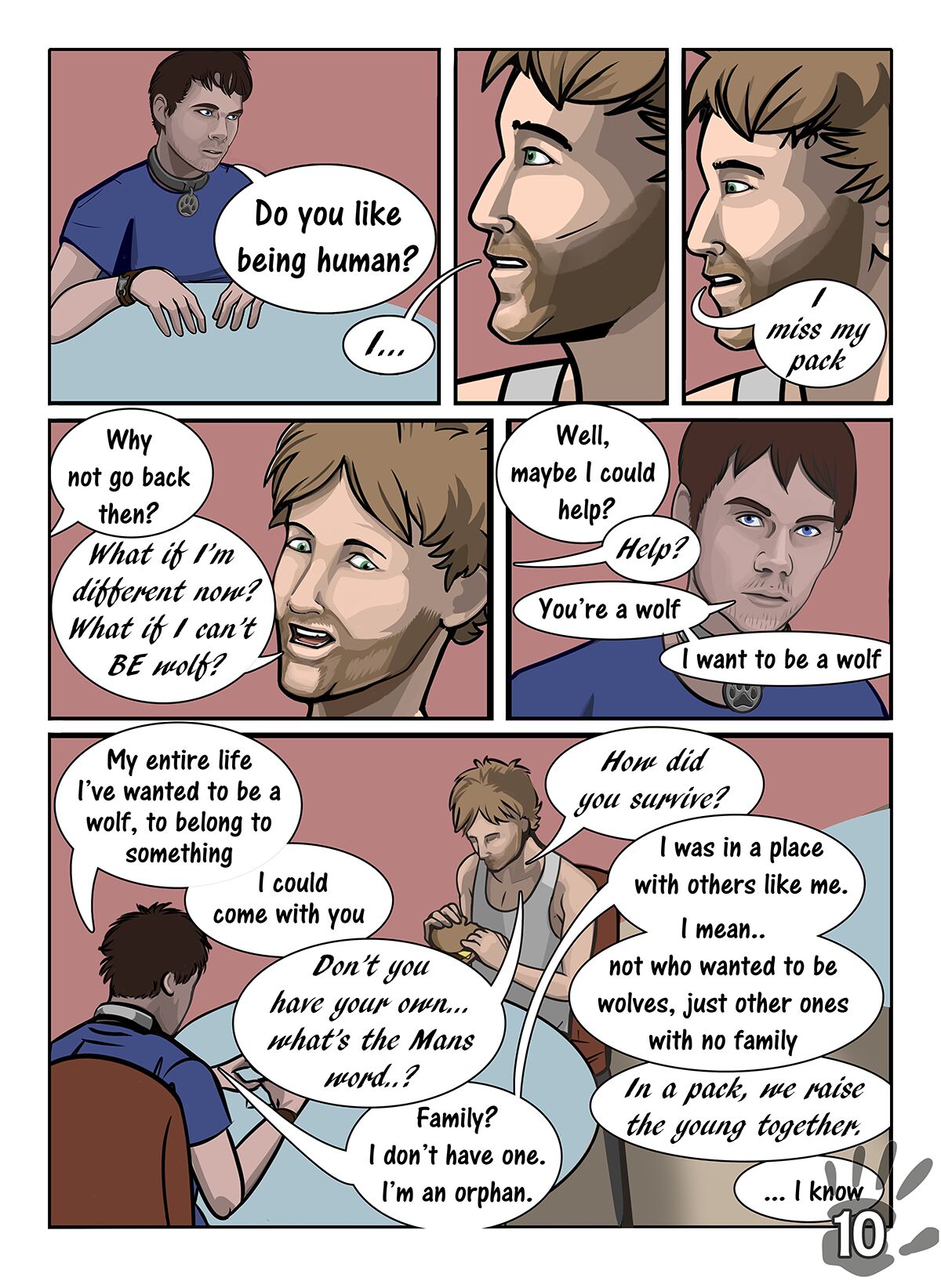 Wolf's Journey page 10 full