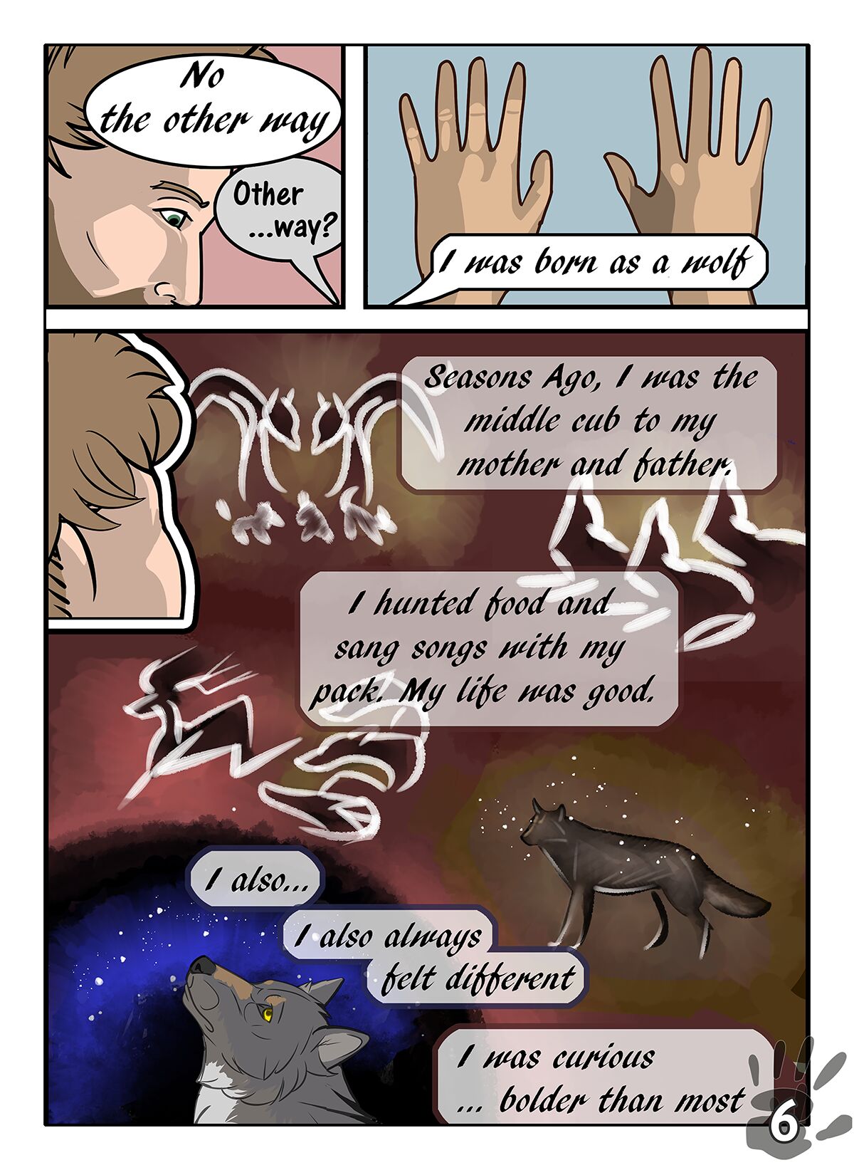 Wolf's Journey page 6 full