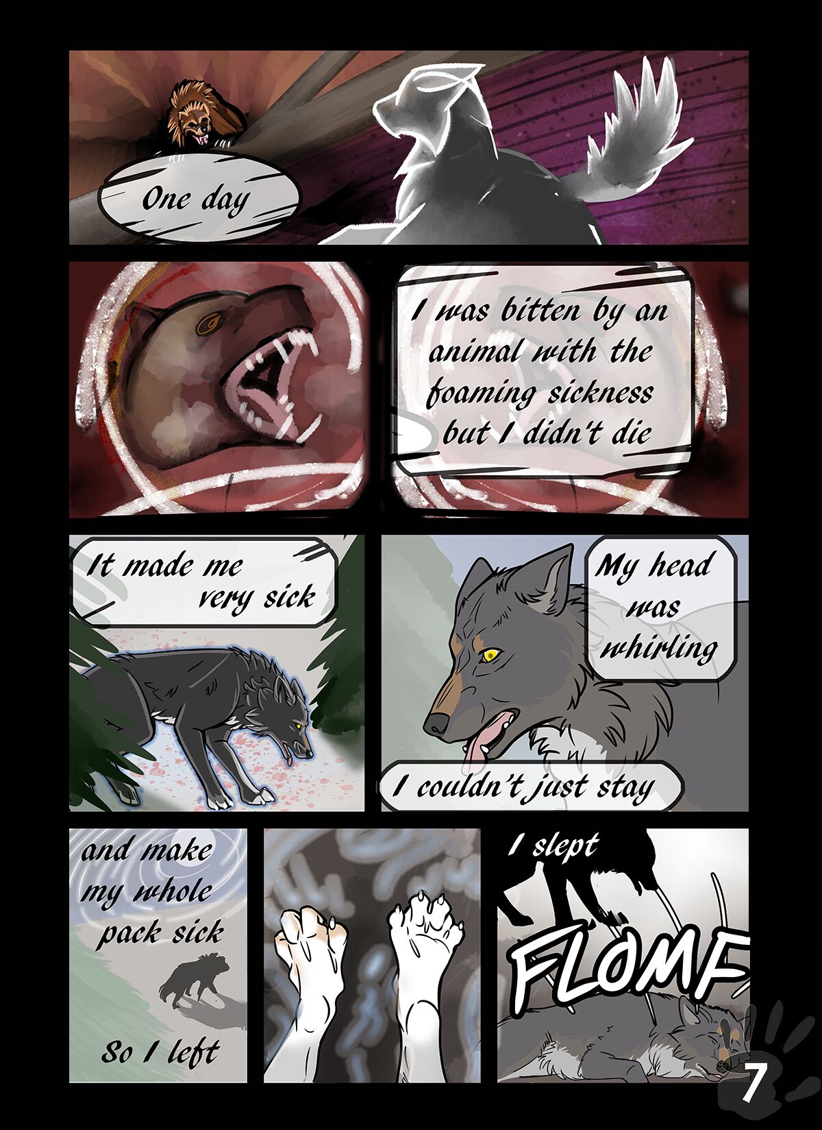 Wolf's Journey page 7 full