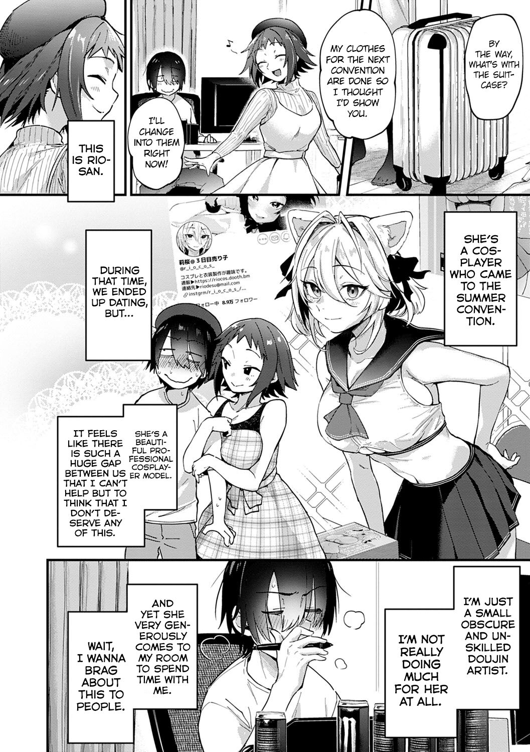 Do Doujin Artists Dream of Cosplayer Girlfriends? Doujin Sakka wa Reiya Kanojo no Yume wo Miruka page 2 full