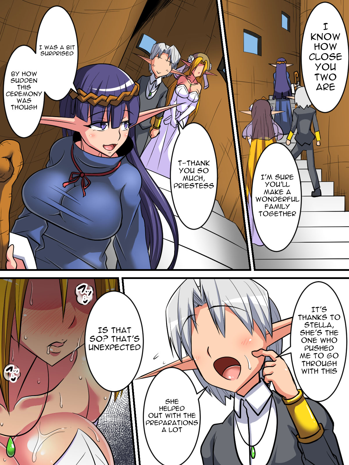 Elf Oyako to Pakopako Ibunka Kouryuu! ~Oyako Haramase Hen~ | A Sexual Culture Exchange With An Elf Mom And Daughter ~Impregnating Mother And Daughter Edijtion~ page 3 full