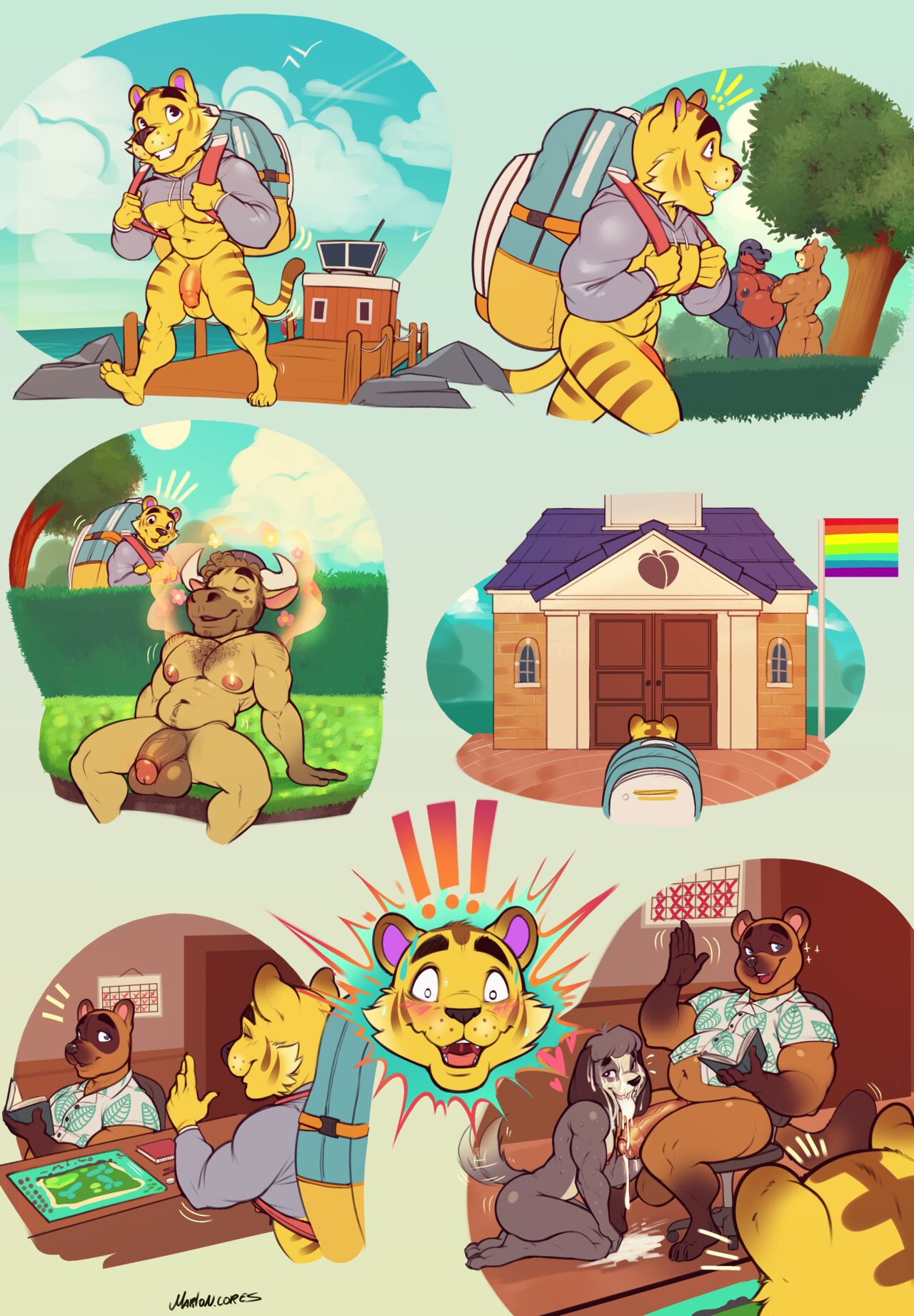 animal crossing comic page 1 full