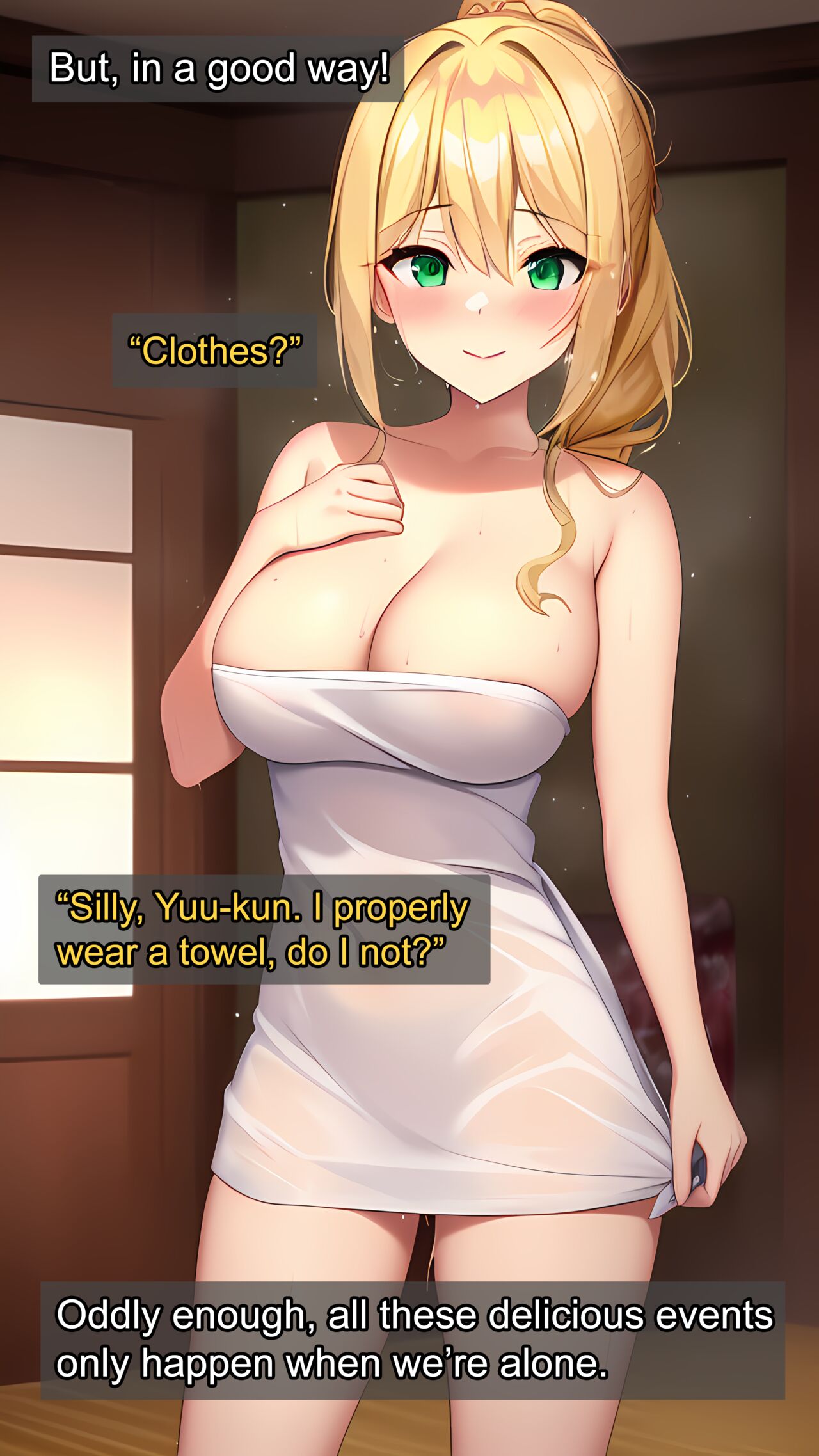 While Dad Is Away, My New Stepmom Takes Very Good Care of Me! page 9 full
